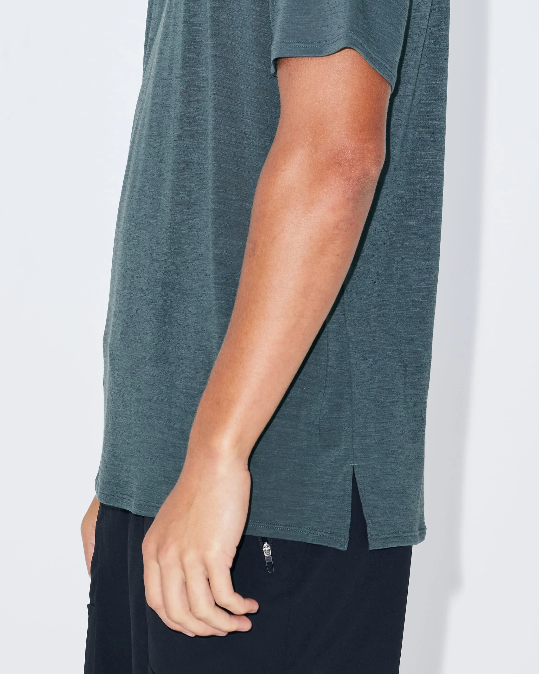 Aero Ultralight Merino T-Shirt - Dark Cypress | Men's T-Shirt - Image 6