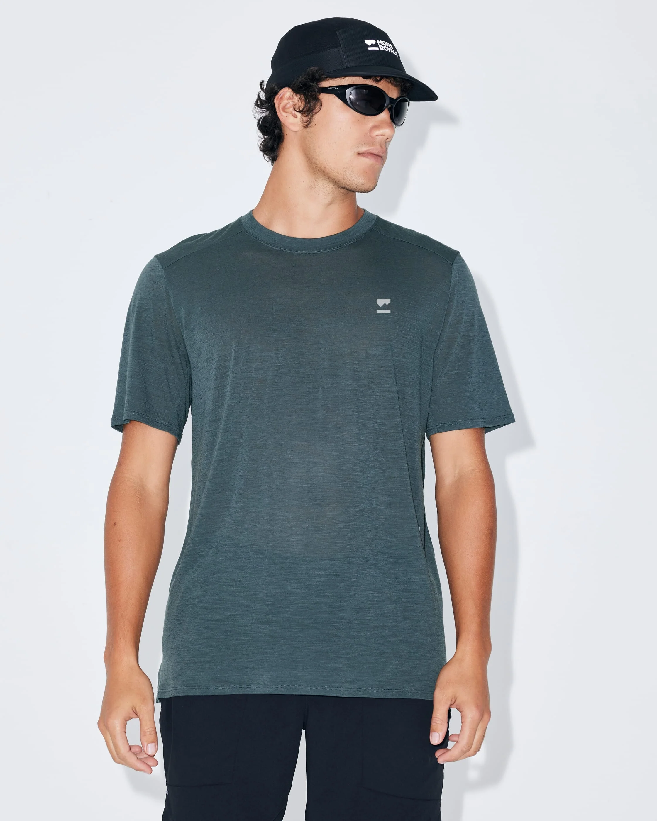 Aero Ultralight Merino T-Shirt - Dark Cypress | Men's T-Shirt - Image 7