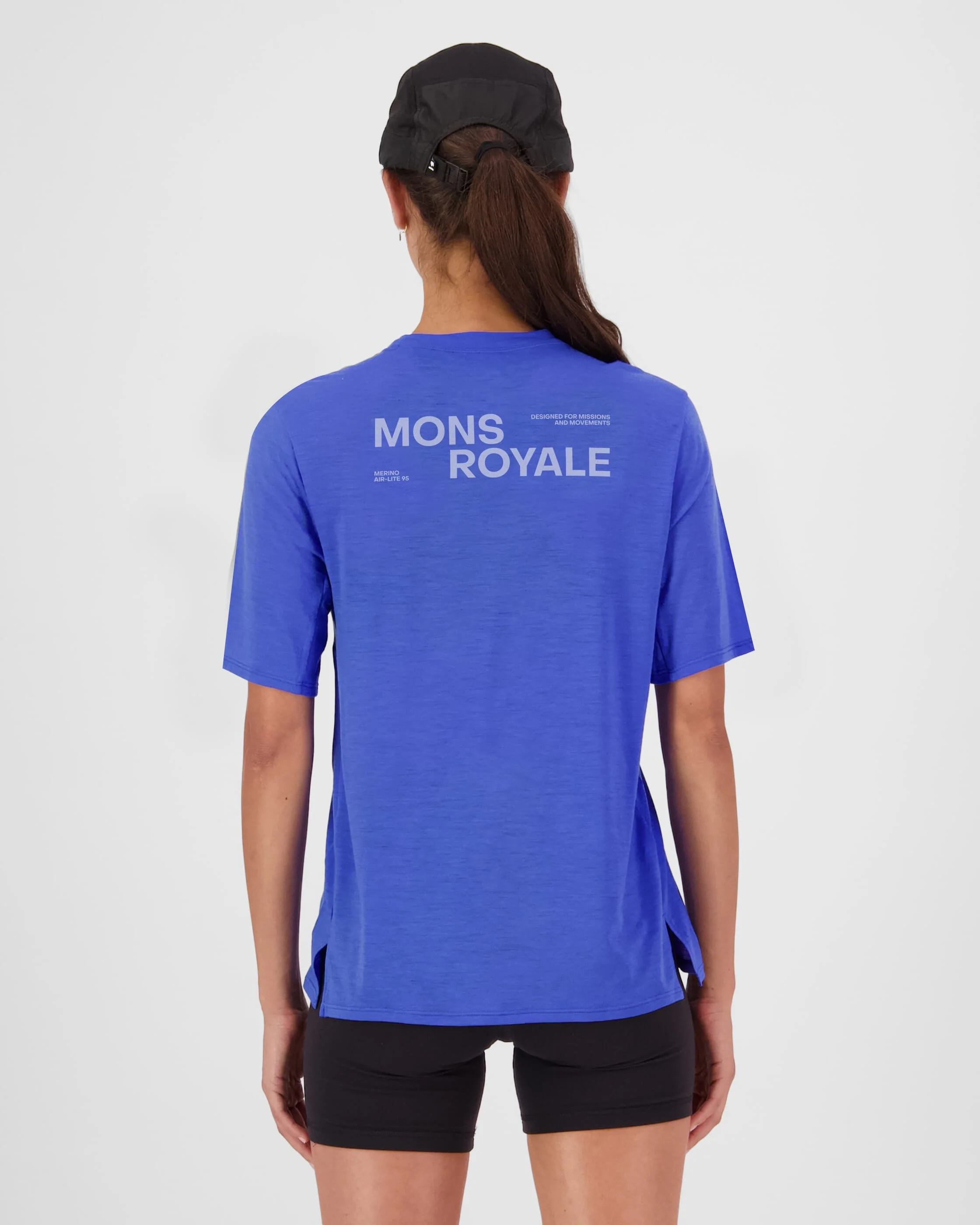 Aero Ultralight Merino T-Shirt - Ultramarine | Women's T-Shirt - Image 2