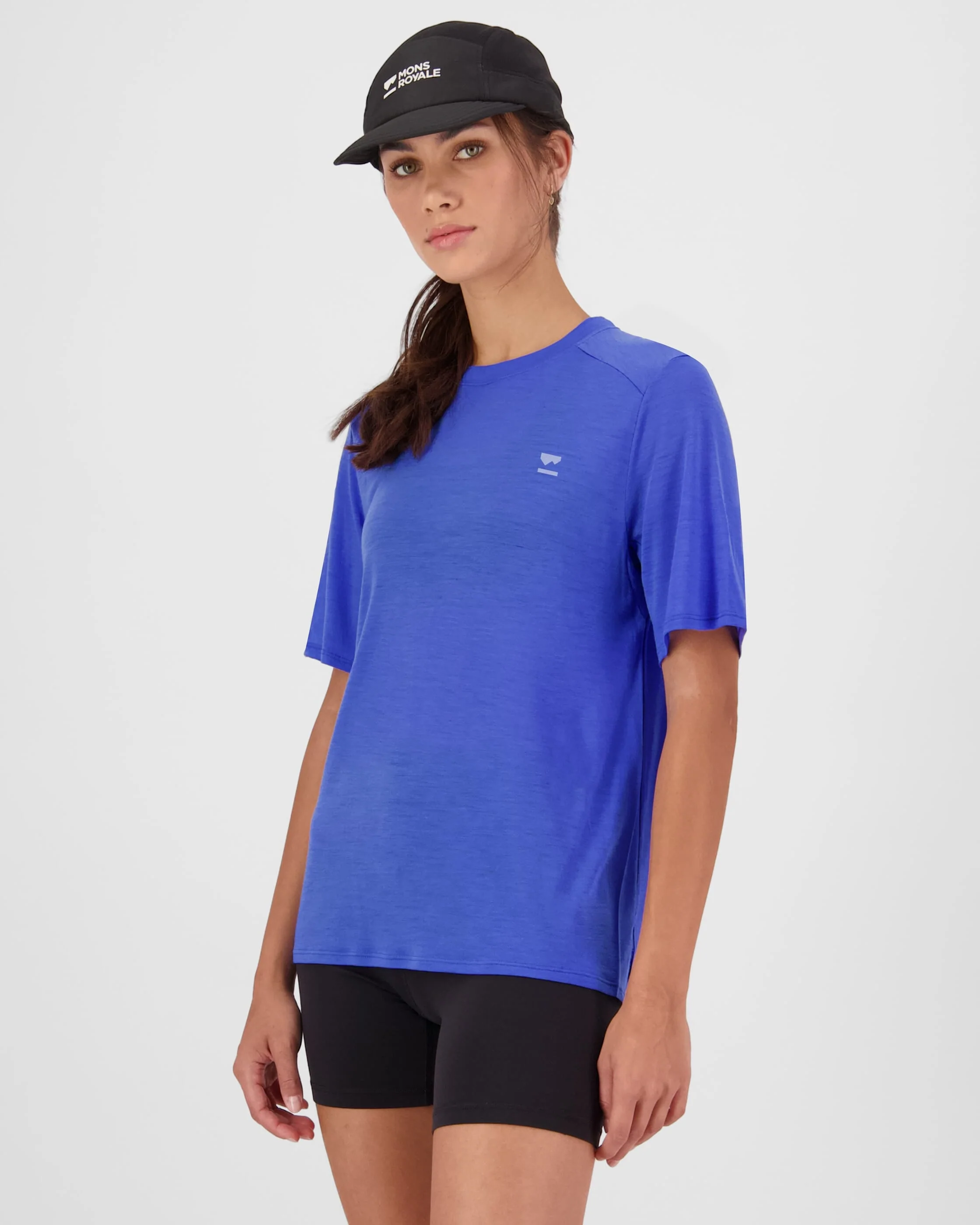 Aero Ultralight Merino T-Shirt - Ultramarine | Women's T-Shirt - Image 3