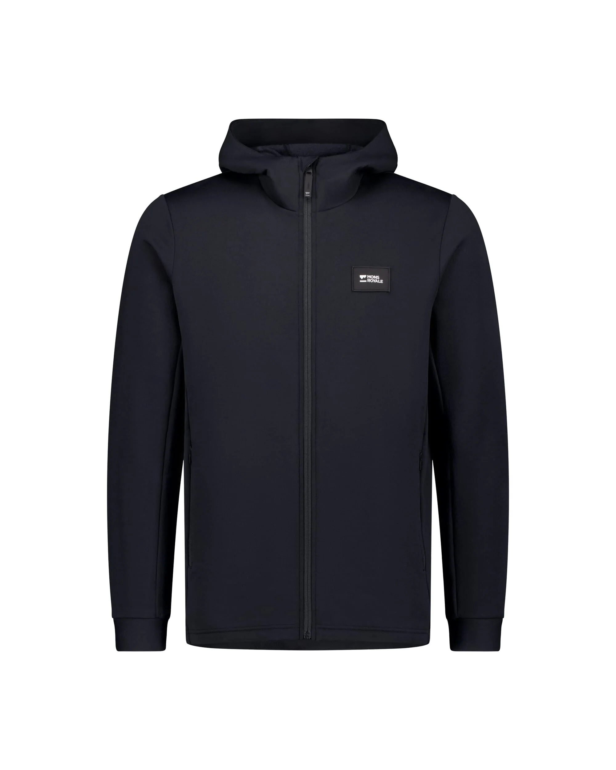 Arcadia Merino Fleece Hoody - Black | Men's Mid Layer - Image 5