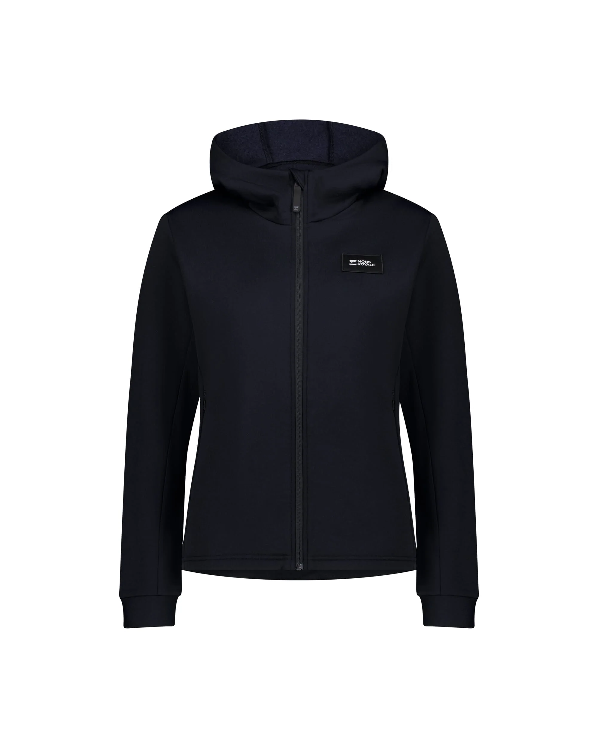 Arcadia Merino Fleece Hoody - Black | Women's Mid Layer - Image 6