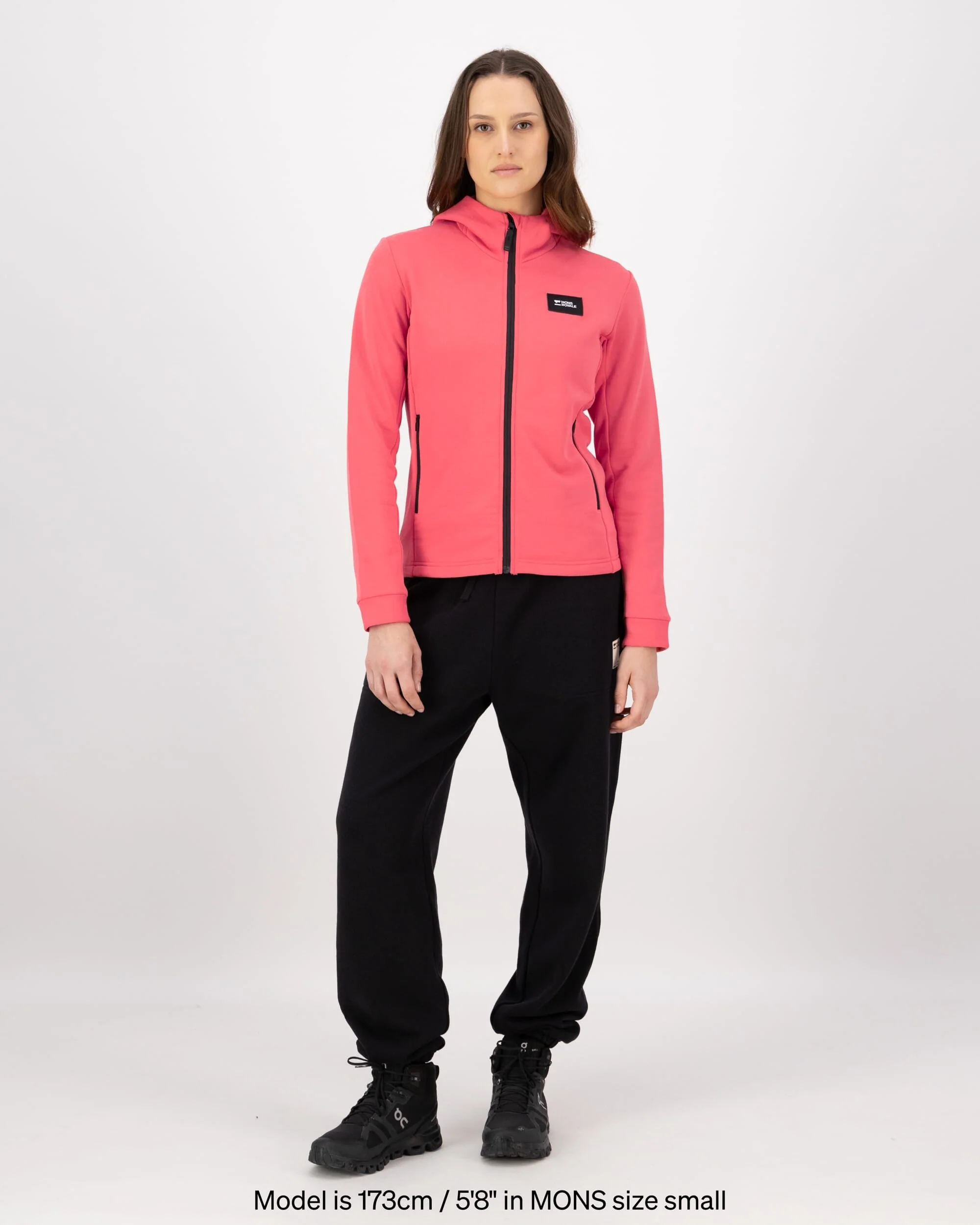 Arcadia Merino Fleece Hoody - Watermelon | Women's Mid Layer - Image 5