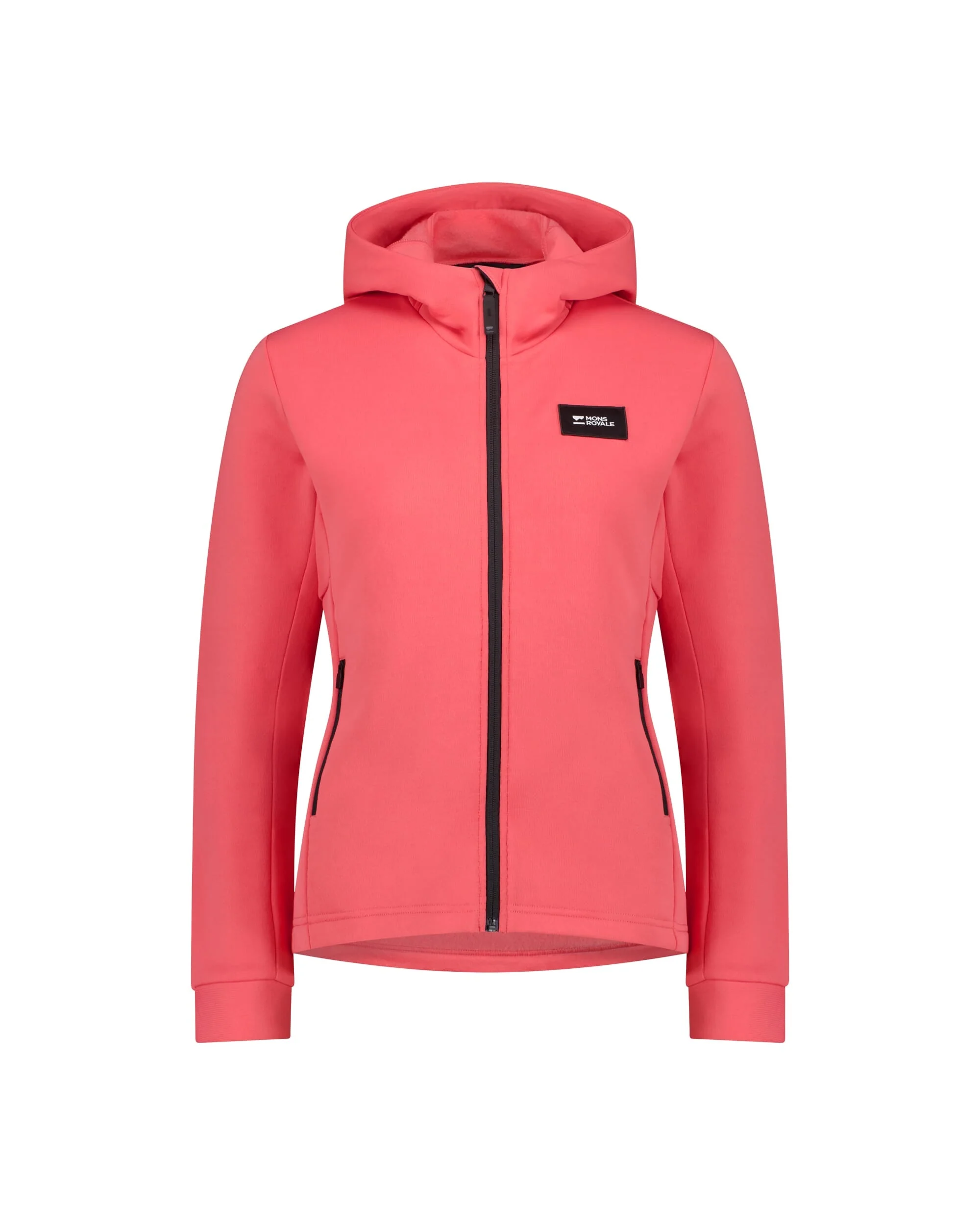Arcadia Merino Fleece Hoody - Watermelon | Women's Mid Layer - Image 6