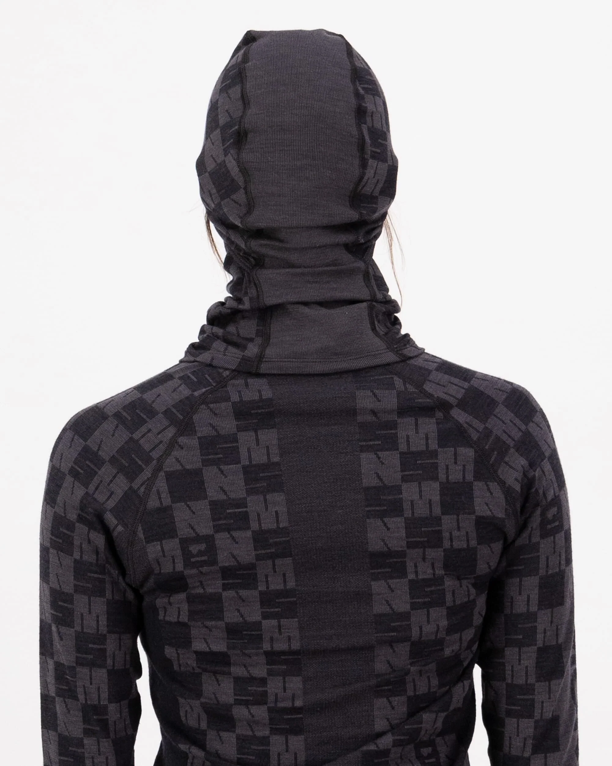 Ascender Merino Balaclava - Forged Iron / Black - Image 4