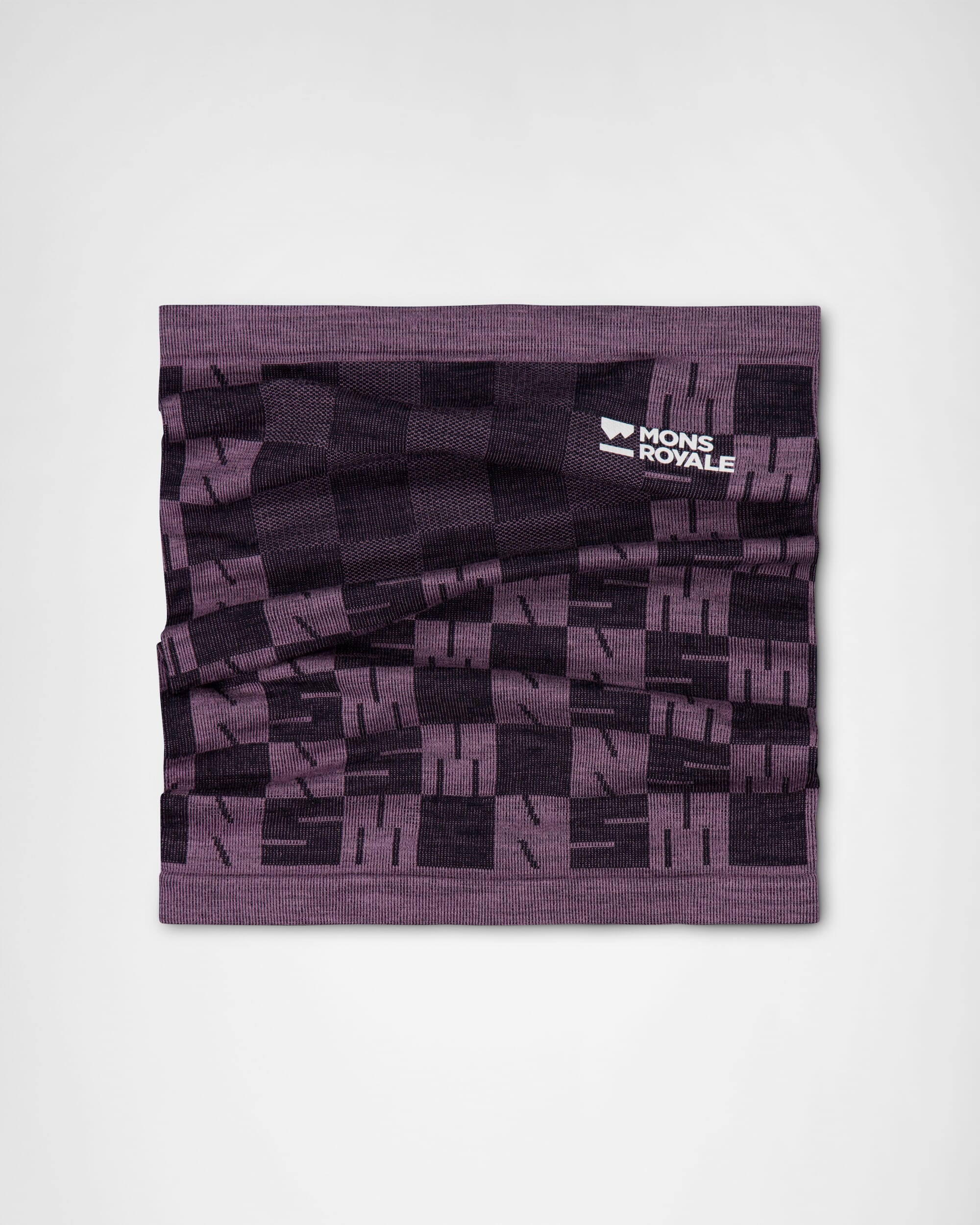 Ascender Merino Neckwarmer - Mauve / Black | Unisex