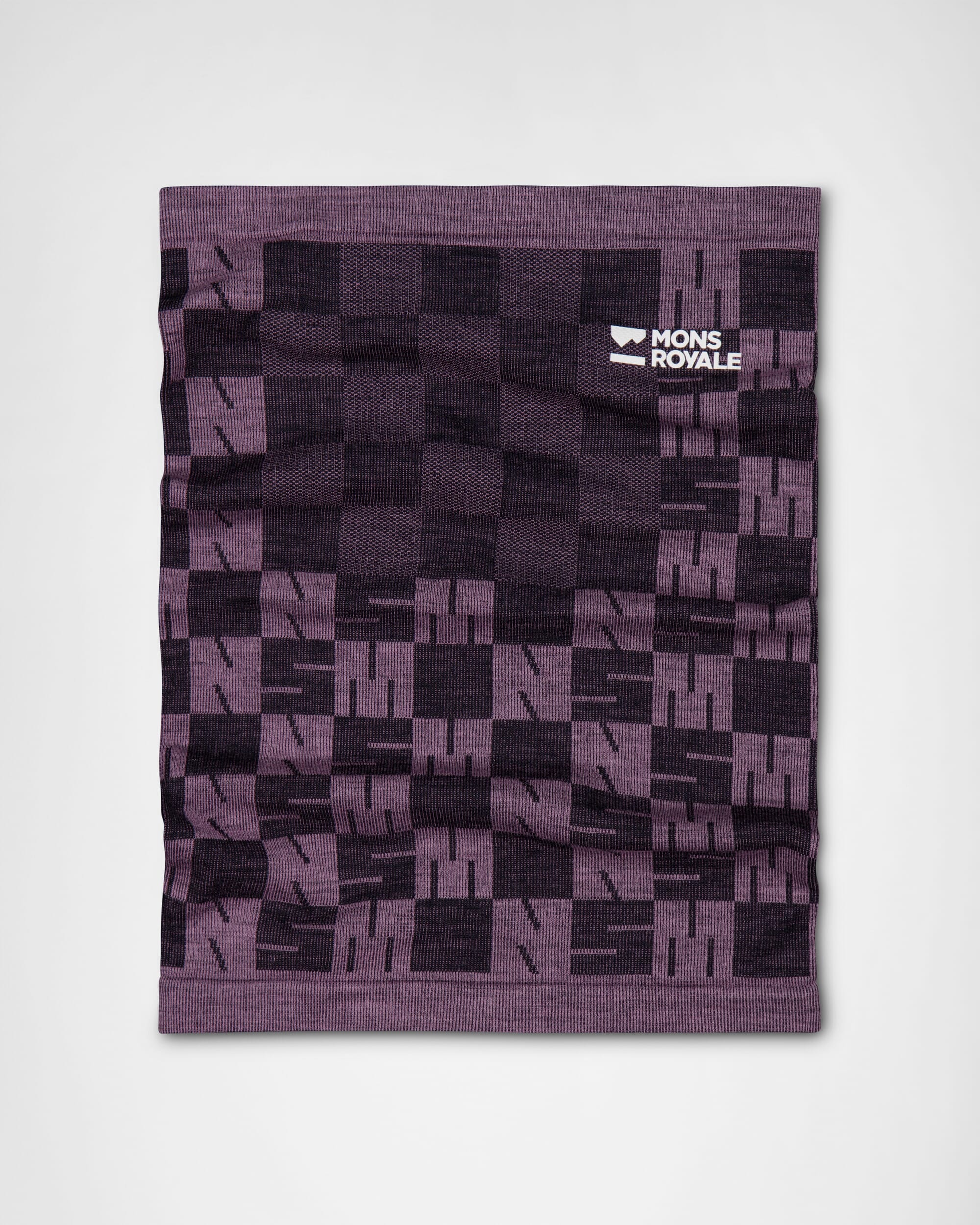 Ascender Merino Neckwarmer - Mauve / Black | Unisex - Image 2