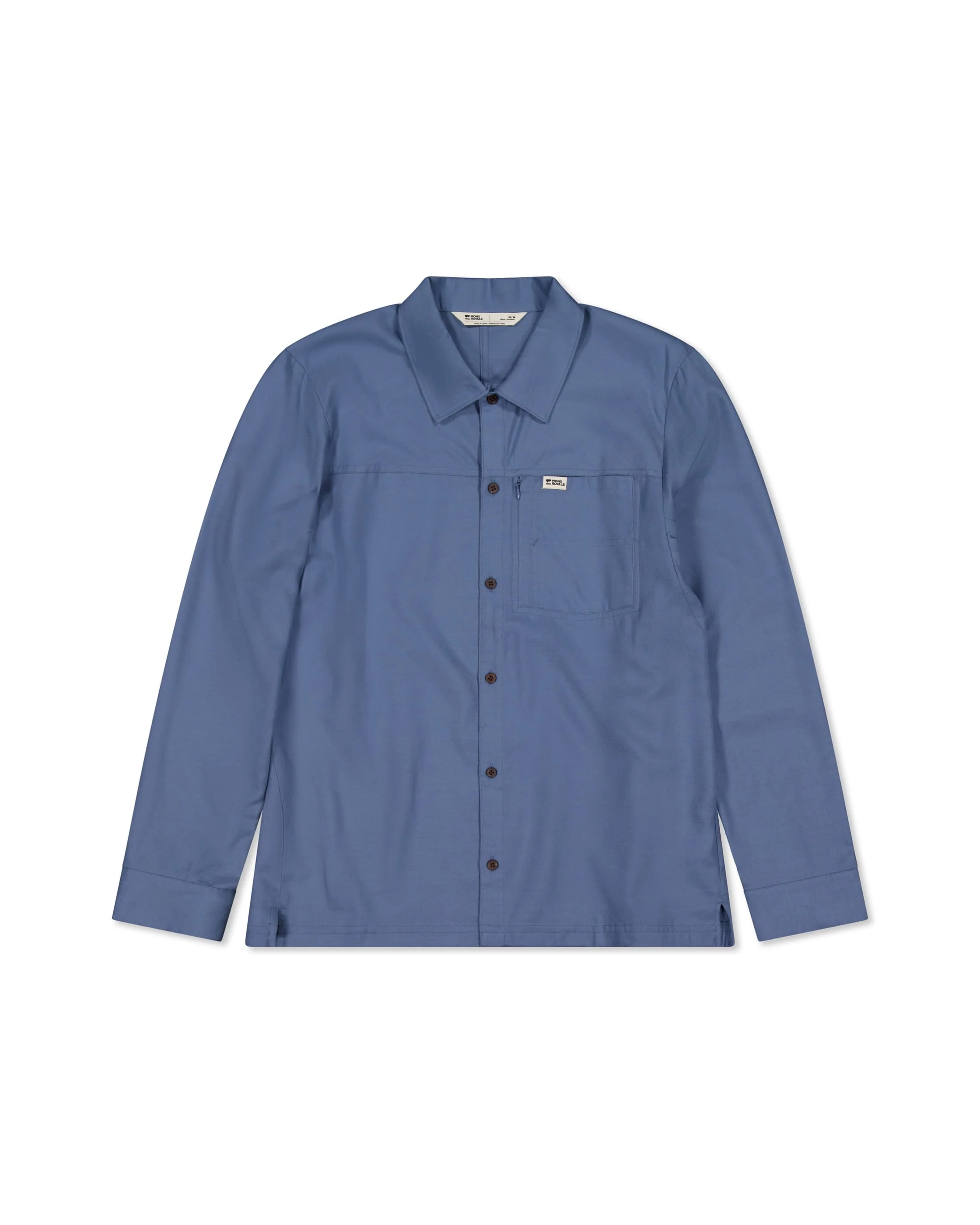 AT Merino Long Sleeve Shirt - Horizon Blue | Men's Shirt - Image 6