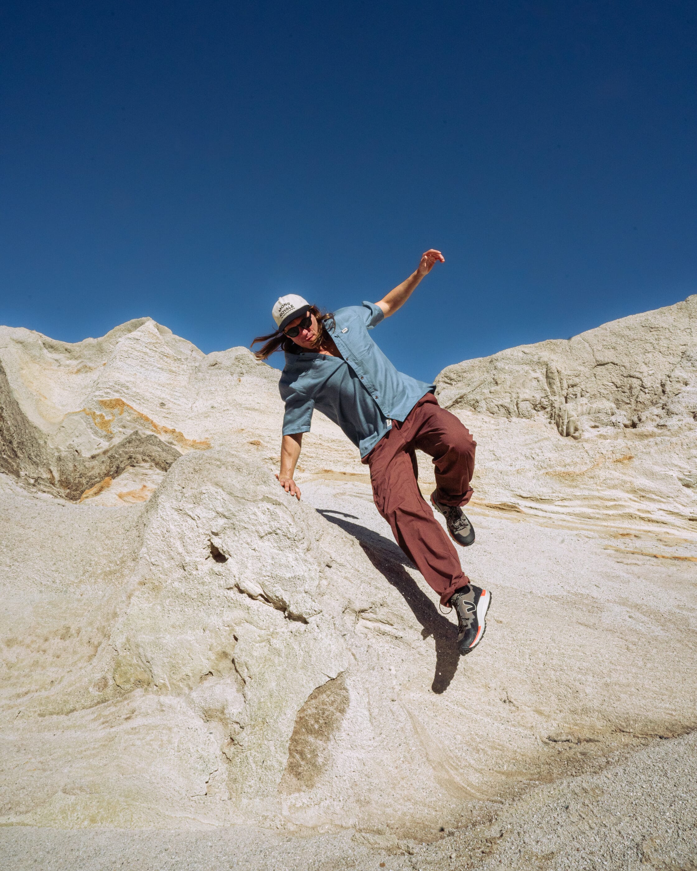 AT Merino Short Sleeve Shirt - Horizon Blue | Men's Shirt - Image 6