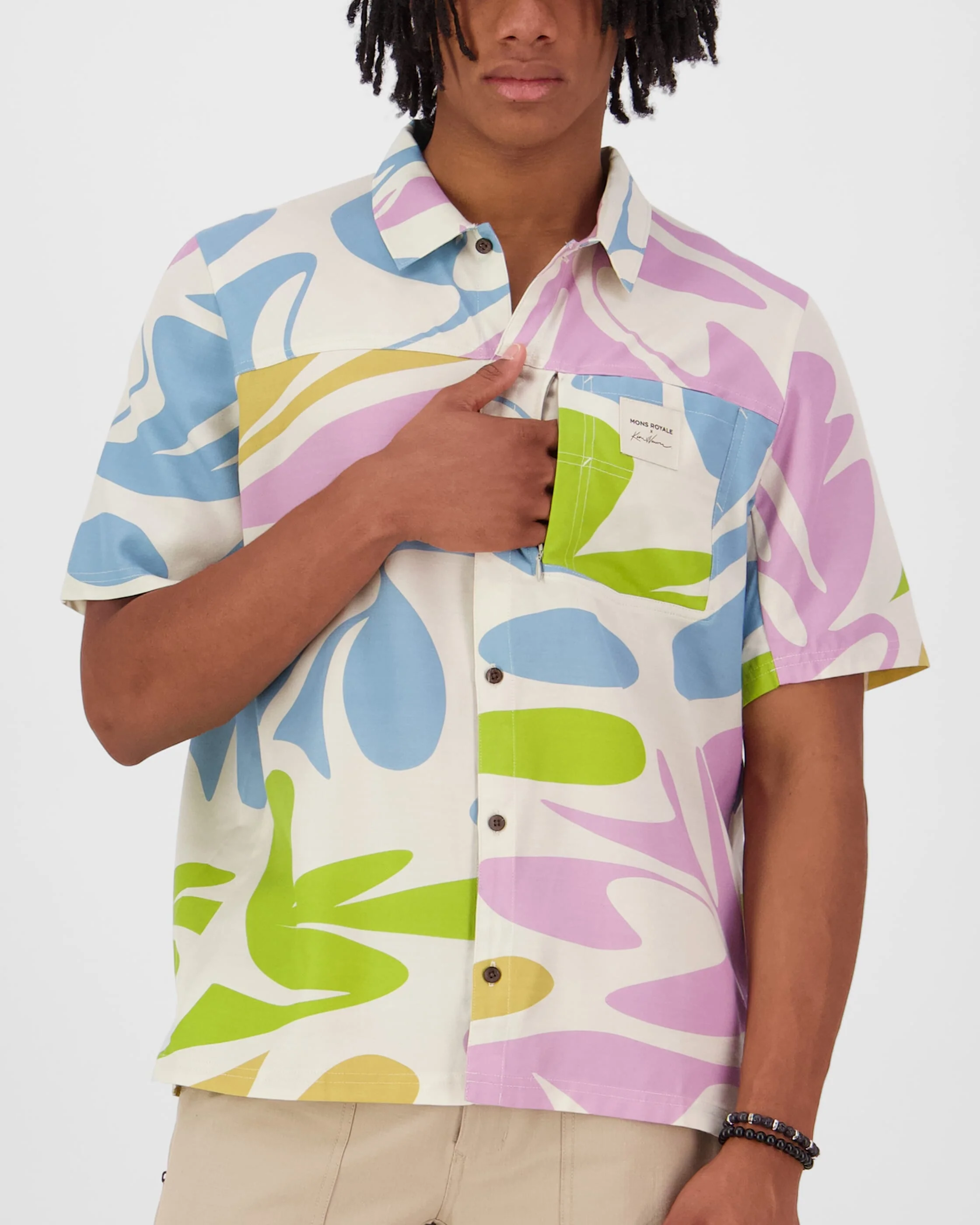 AT Merino Short Sleeve Shirt - Natures Odyssey | Men's Shirt - Image 3