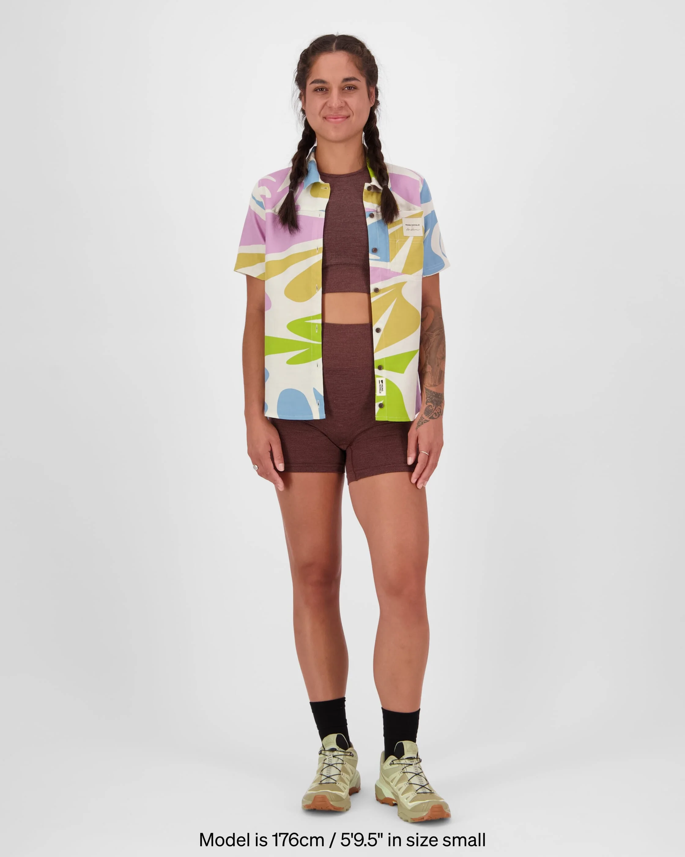 AT Merino Short Sleeve Shirt - Natures Odyssey | Women's Shirt - Image 3