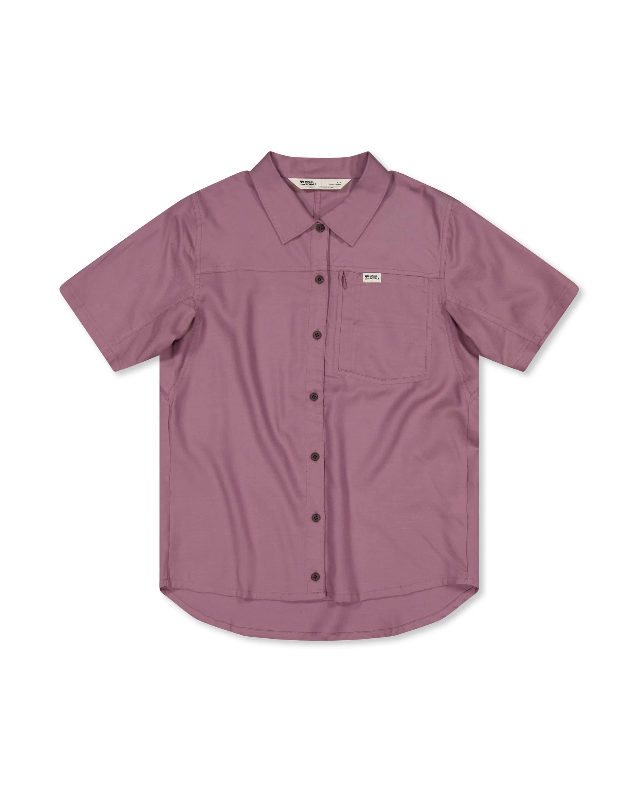 AT Merino Short Sleeve Shirt - Sierra Pink | Women's Shirt - Image 6