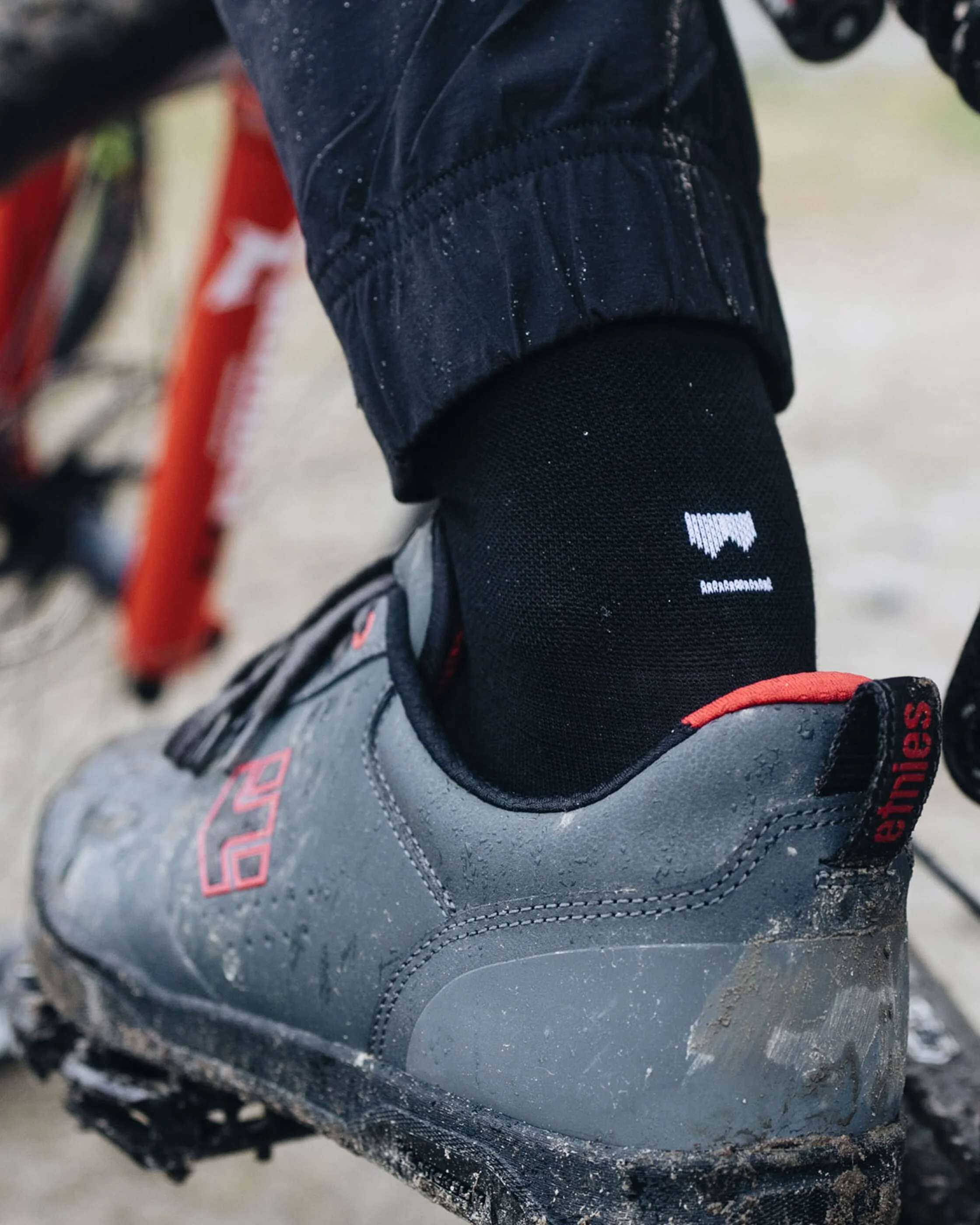 Atlas Merino Crew Sock - Black | Unisex Socks - Image 3