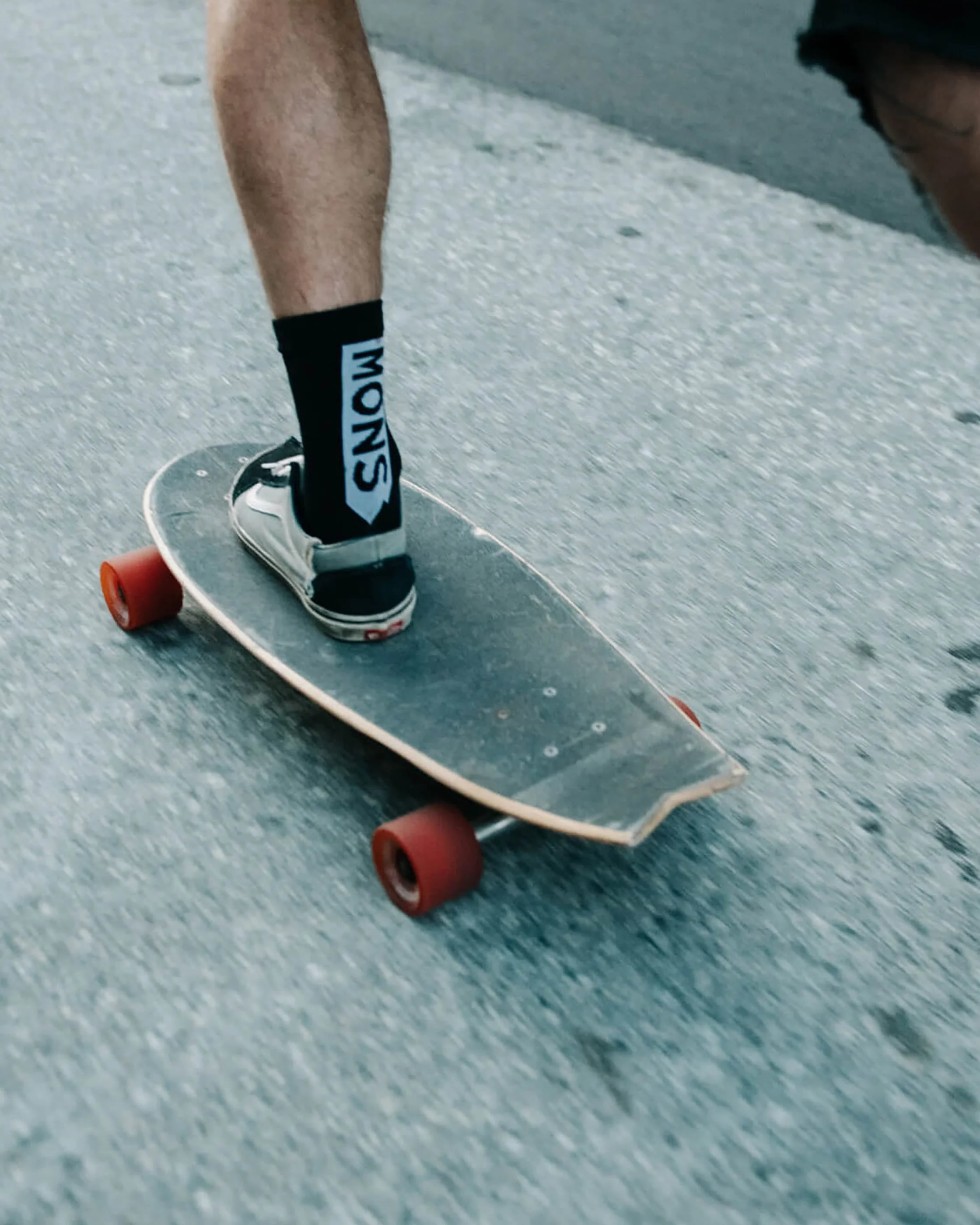 Atlas Merino Crew Sock - Black | Unisex Socks - Image 3