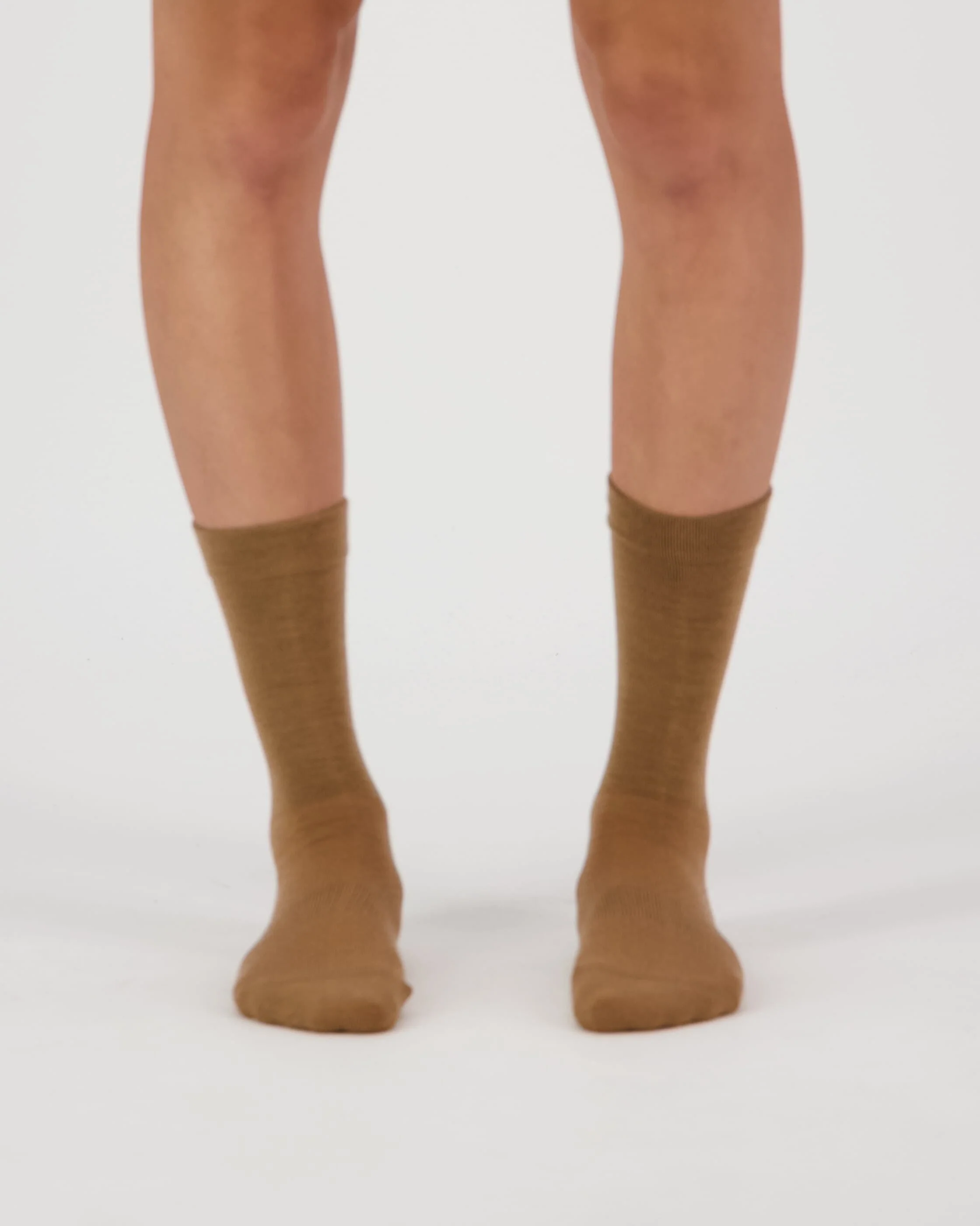Atlas Merino Crew Sock - Toffee | Unisex Socks - Image 3