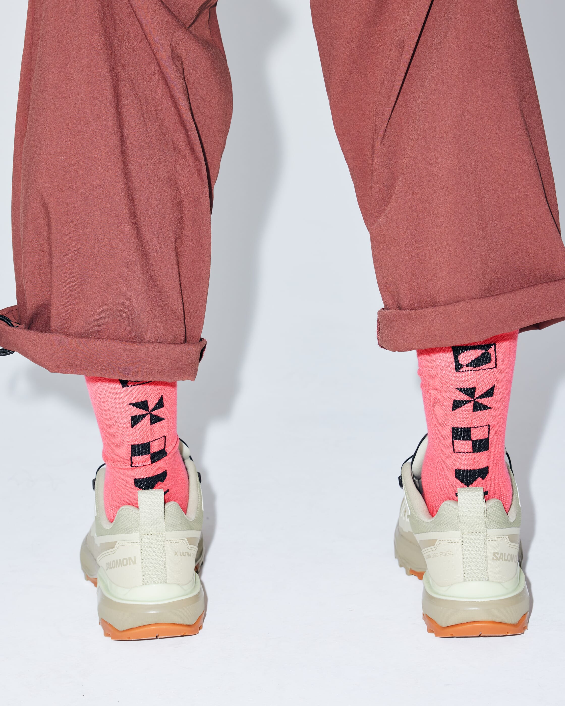 Atlas Merino Crew Sock - Watermelon | Unisex Socks - Image 6