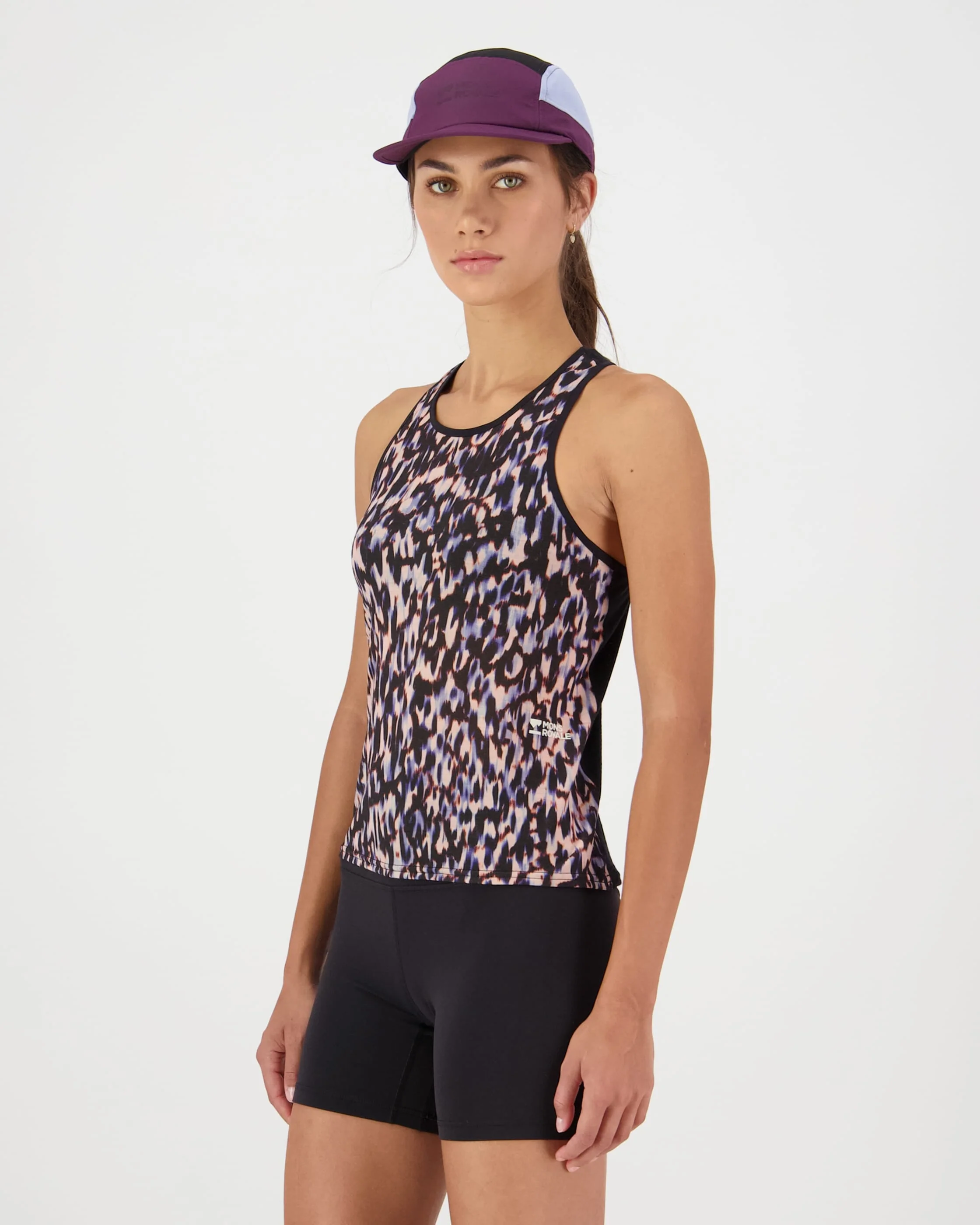 Bella Merino Tank - Rock Leopard / Black | Women's Tank