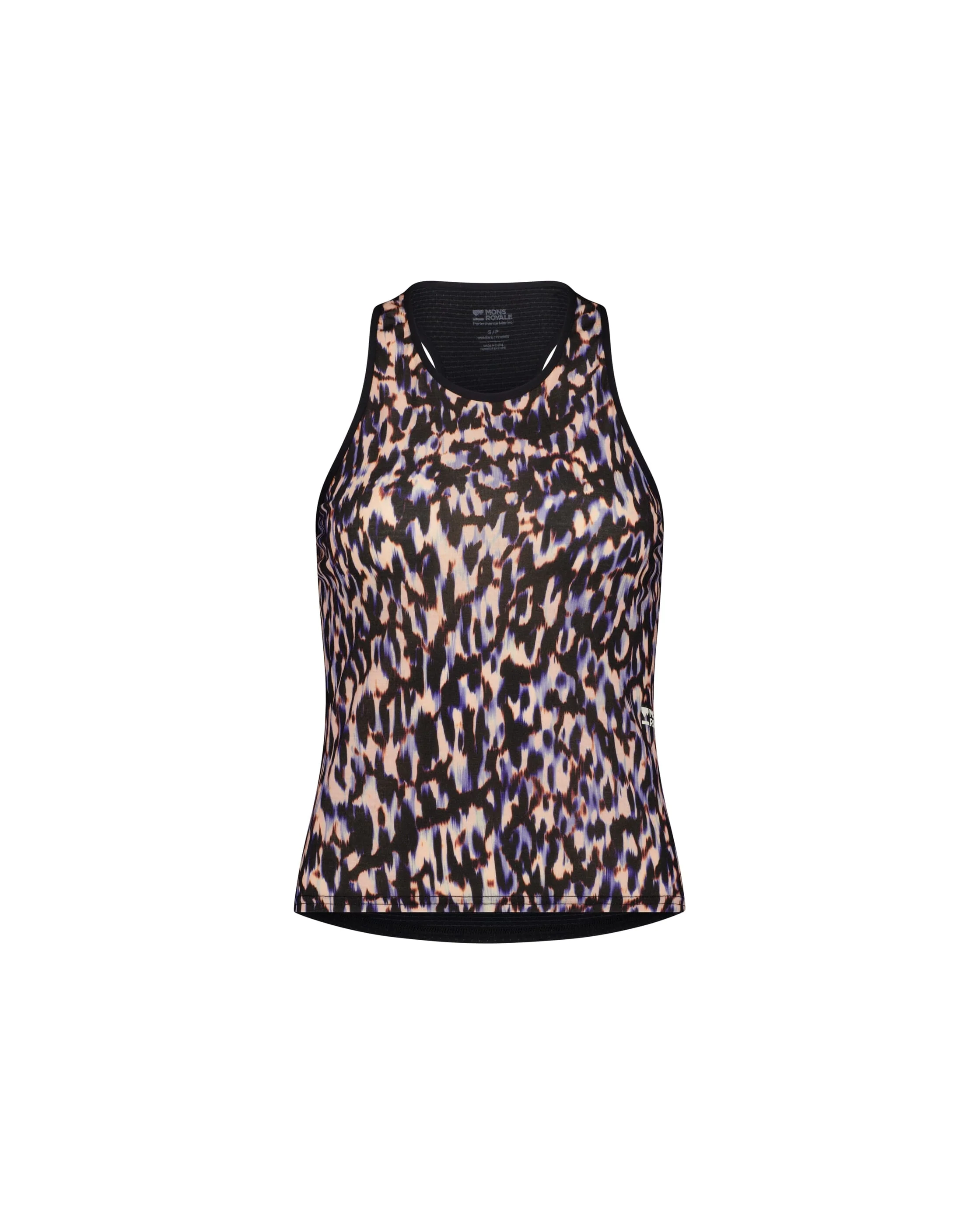 Bella Merino Tank - Rock Leopard / Black | Women's Tank - Image 5