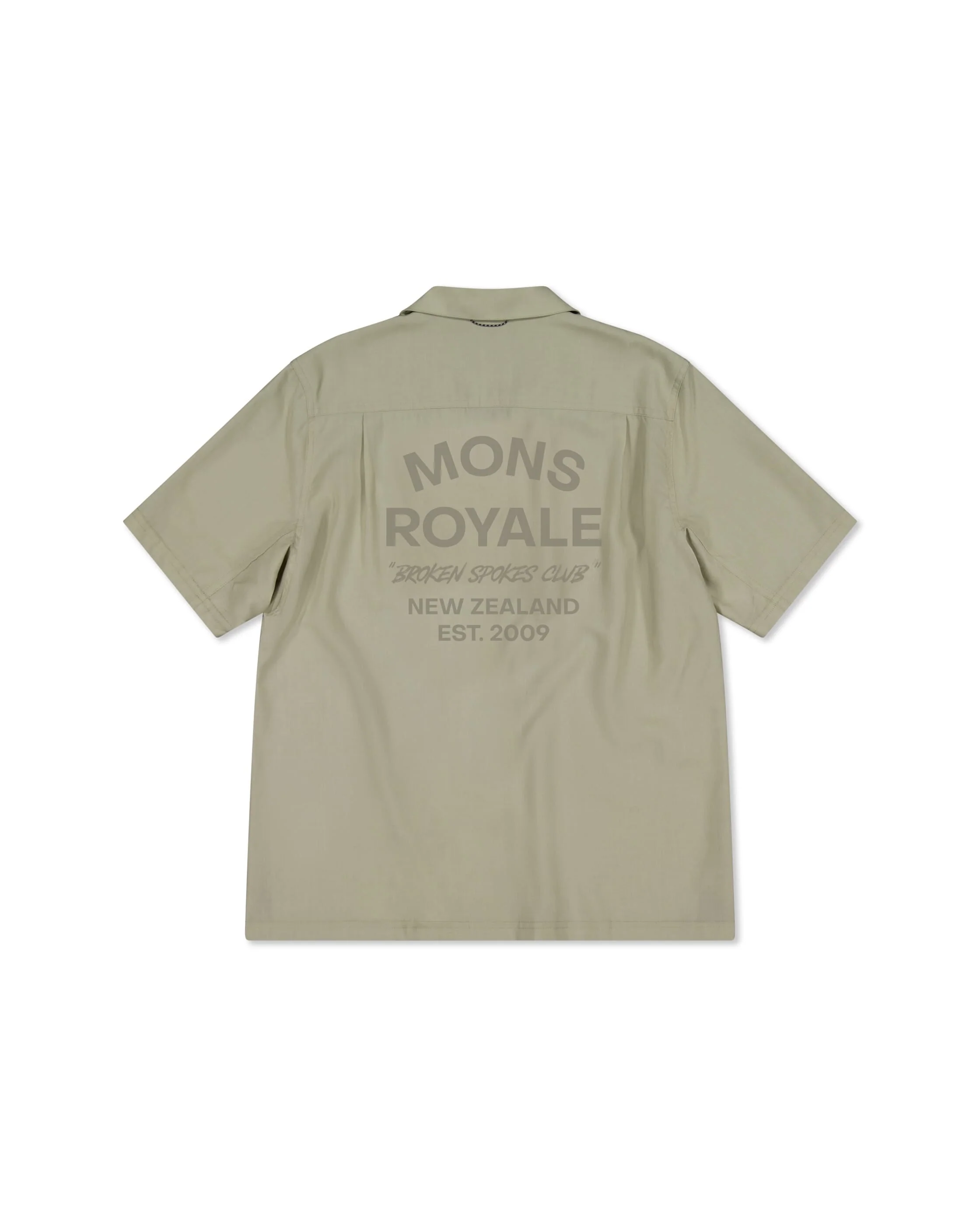 Breezer Merino Short Sleeve Shirt - Dried Eucalyptus | Men's T-Shirt - Image 5