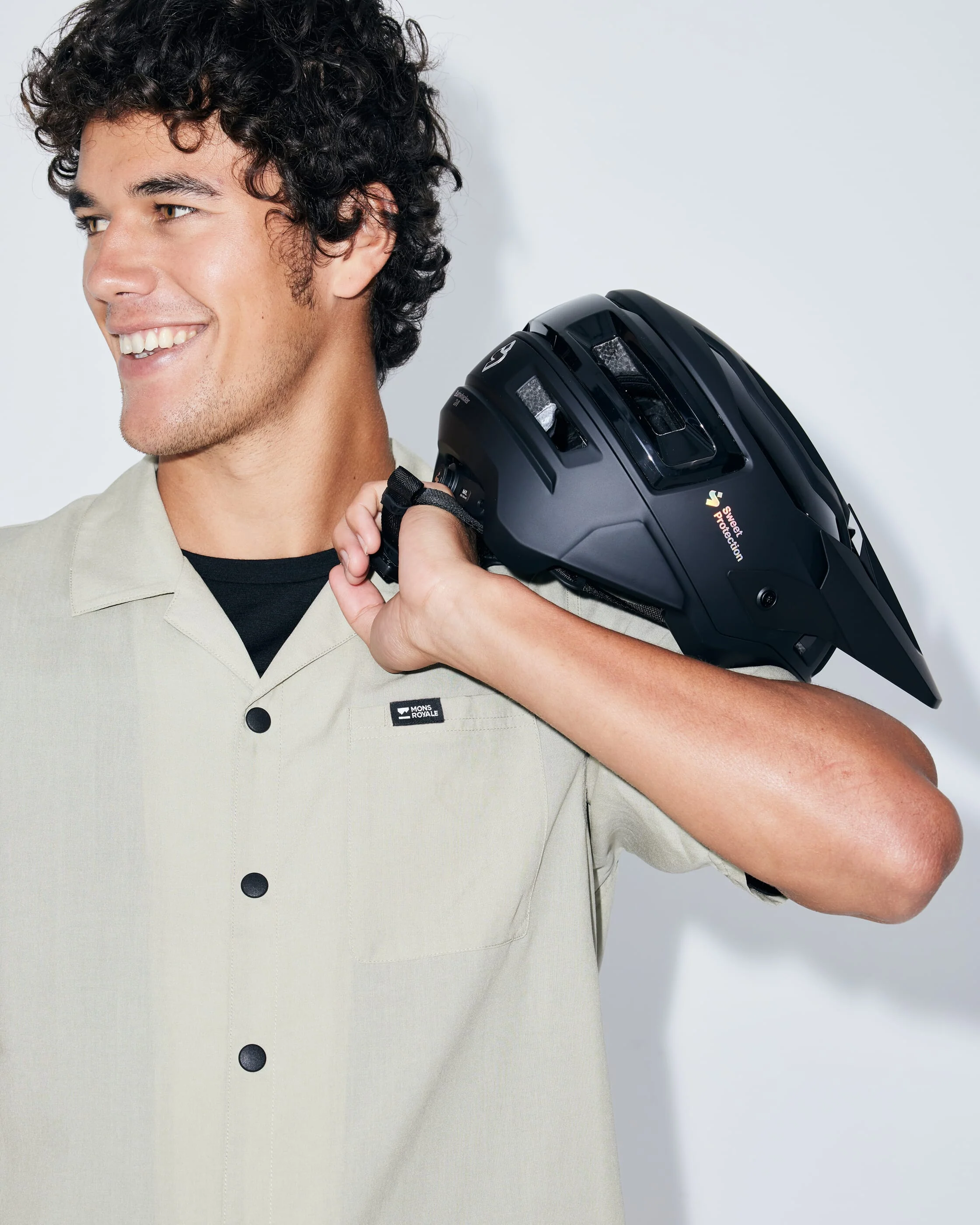 Breezer Merino Short Sleeve Shirt - Dried Eucalyptus | Men's T-Shirt - Image 7