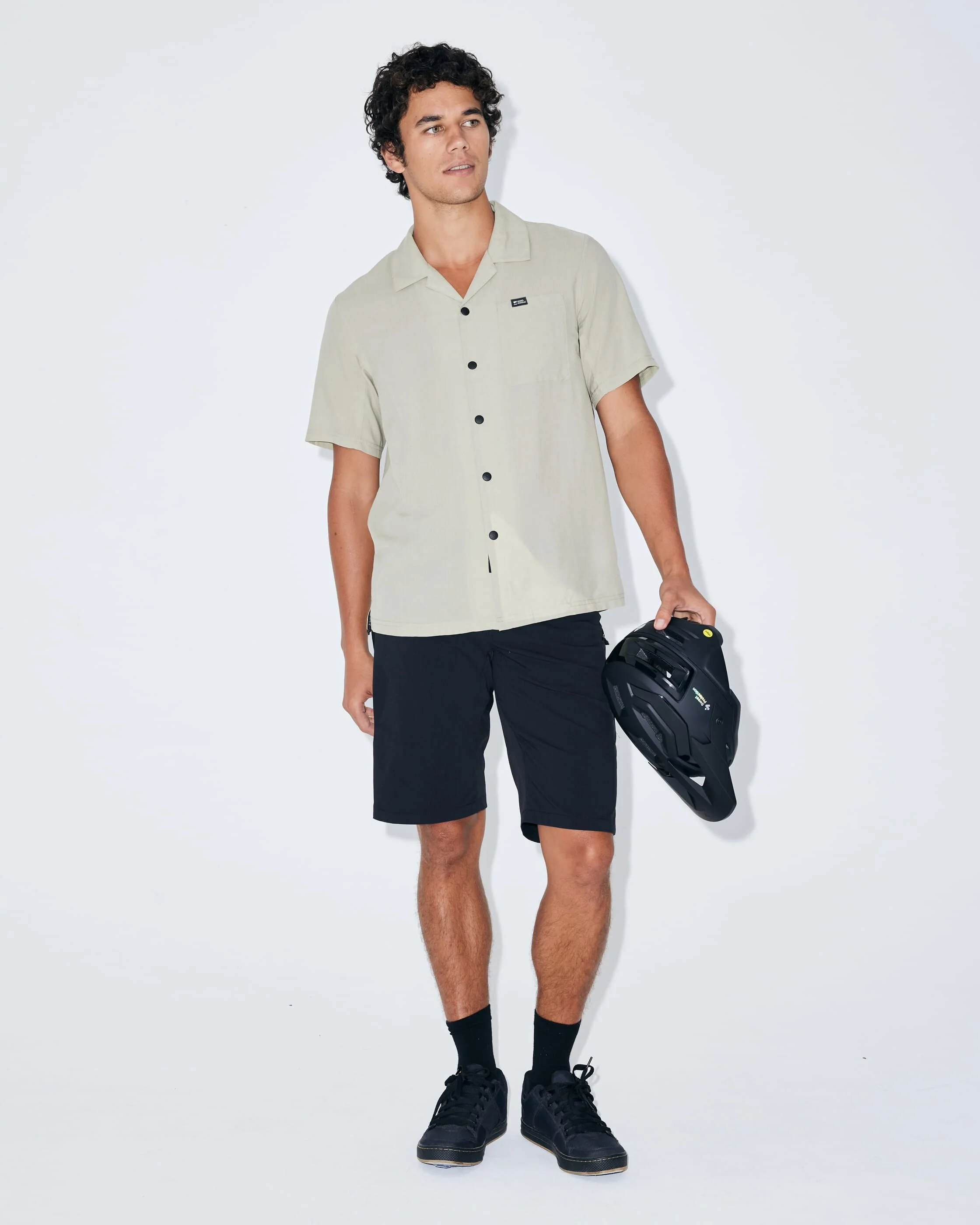 Breezer Merino Short Sleeve Shirt - Dried Eucalyptus | Men's T-Shirt - Image 8