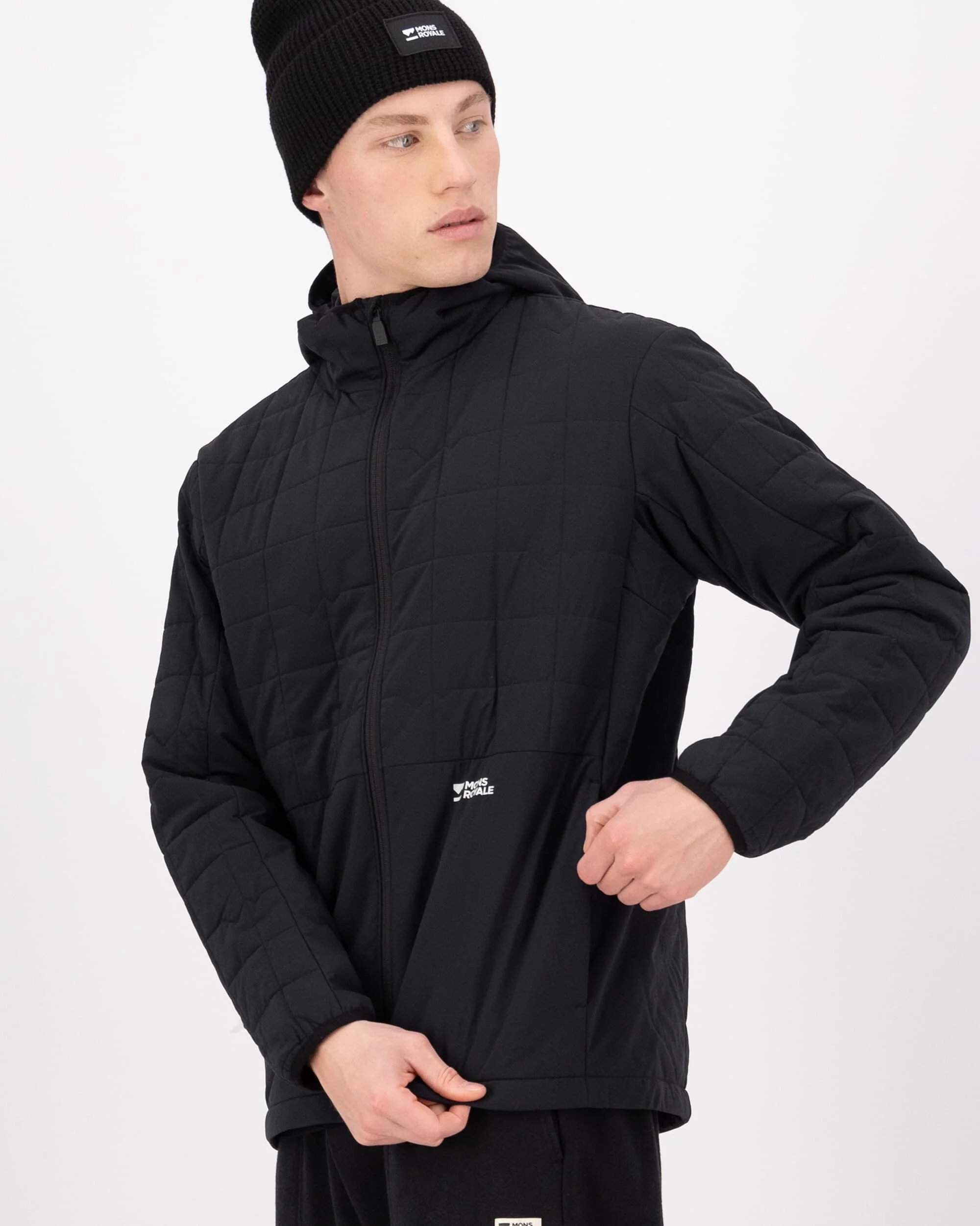 Canyon Merino Insulated Hooded Jacket - Black | Men's Jacket - Image 5