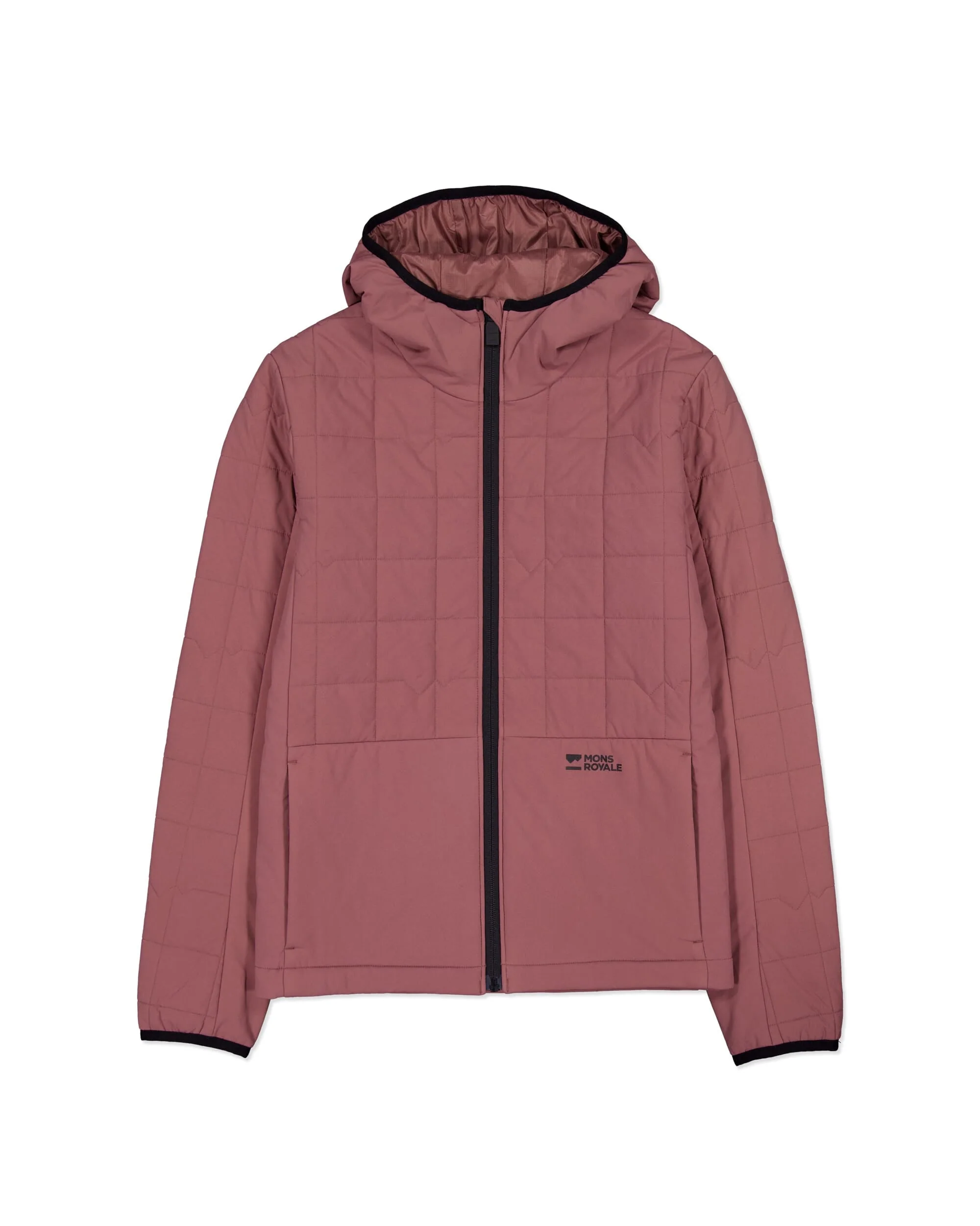 Canyon Merino Insulated Hooded Jacket - Desert Rose | Women's Jacket - Image 7