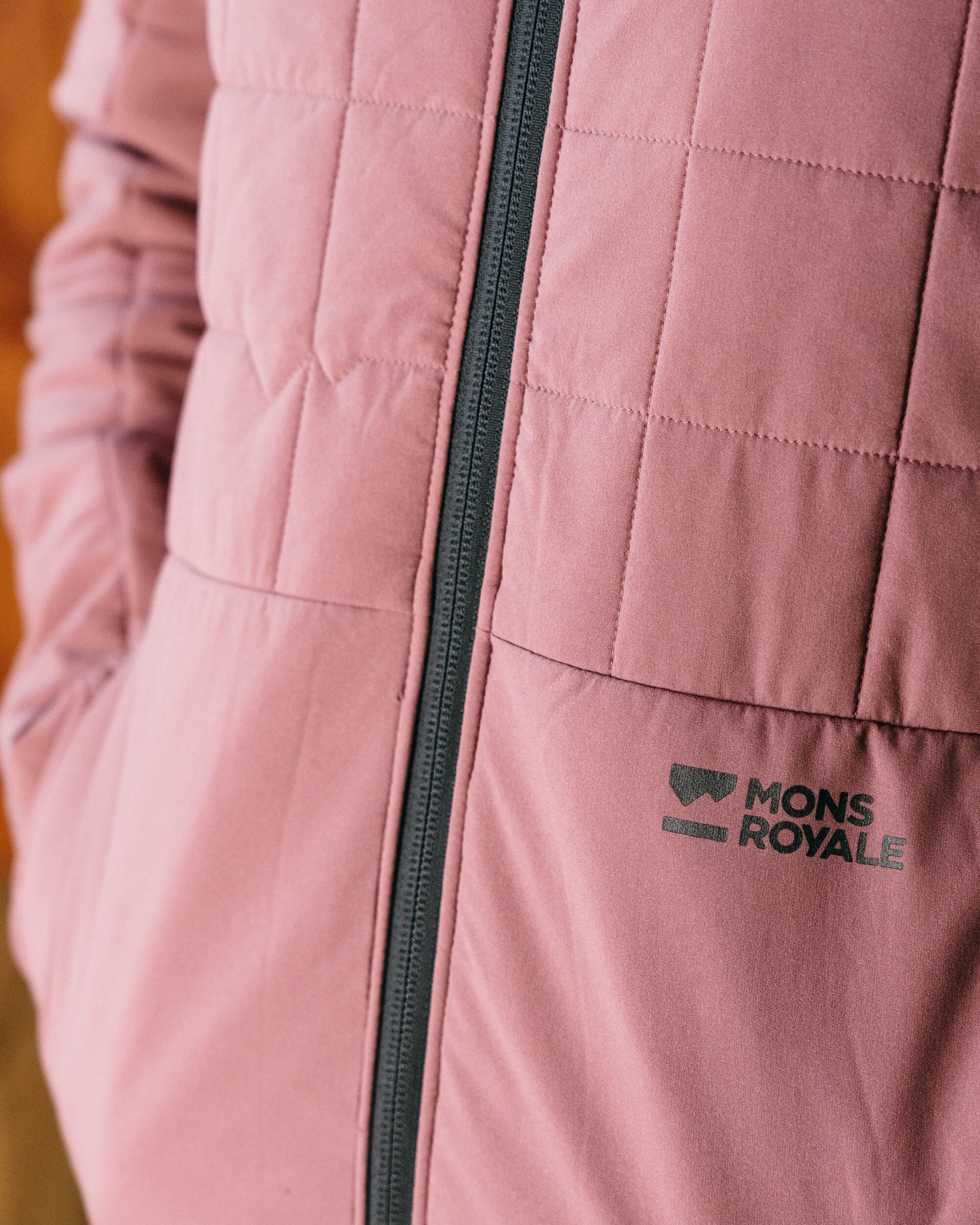 Canyon Merino Insulated Hooded Jacket - Desert Rose | Women's Jacket - Image 9