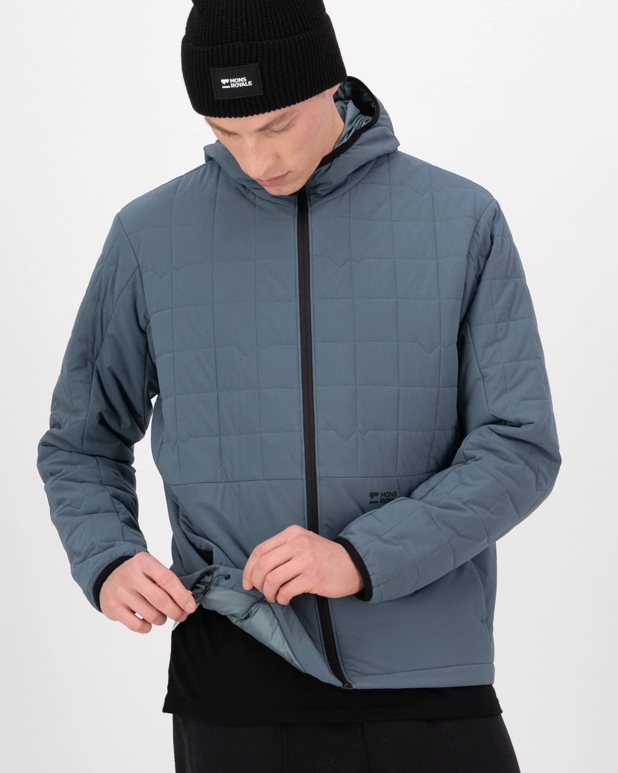 Canyon Merino Insulated Hooded Jacket - Goblin Blue | Men's Jacket - Image 3