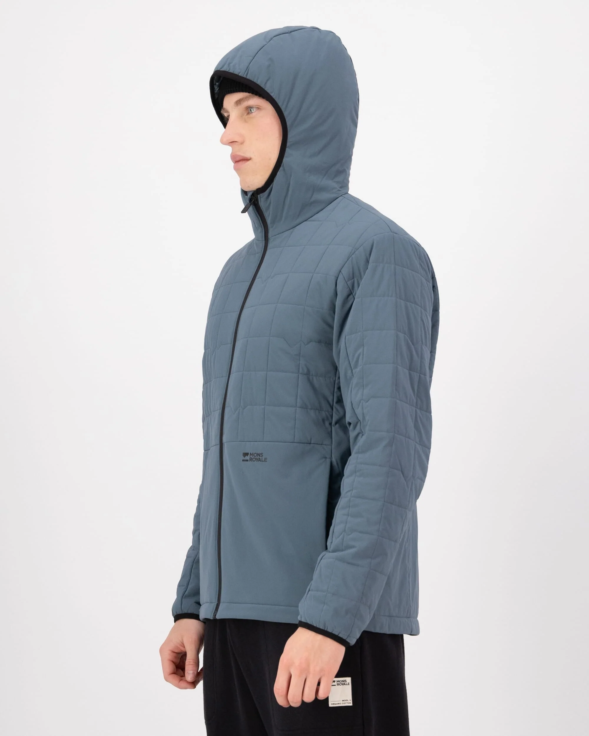 Canyon Merino Insulated Hooded Jacket - Goblin Blue | Men's Jacket - Image 4