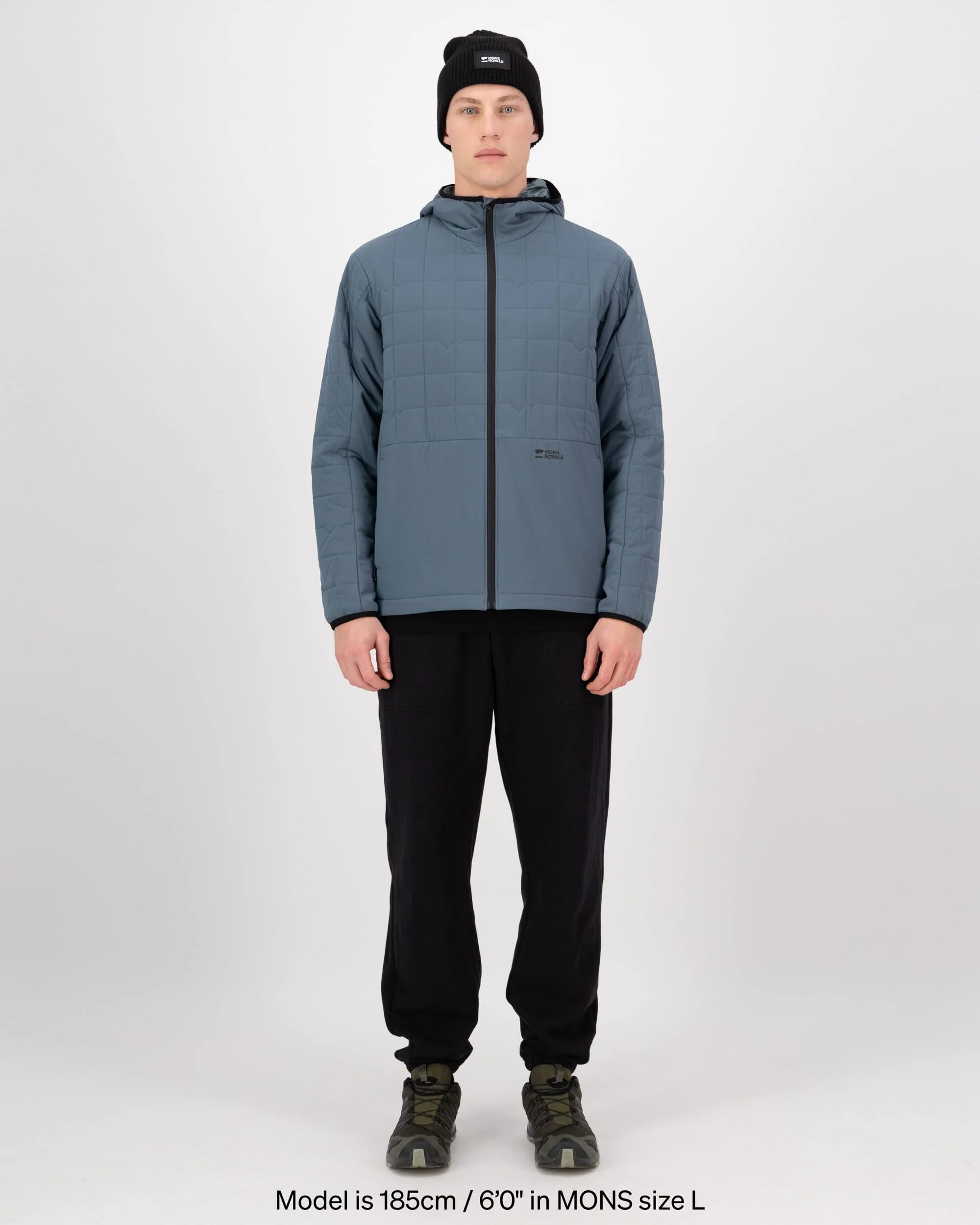 Canyon Merino Insulated Hooded Jacket - Goblin Blue | Men's Jacket - Image 7