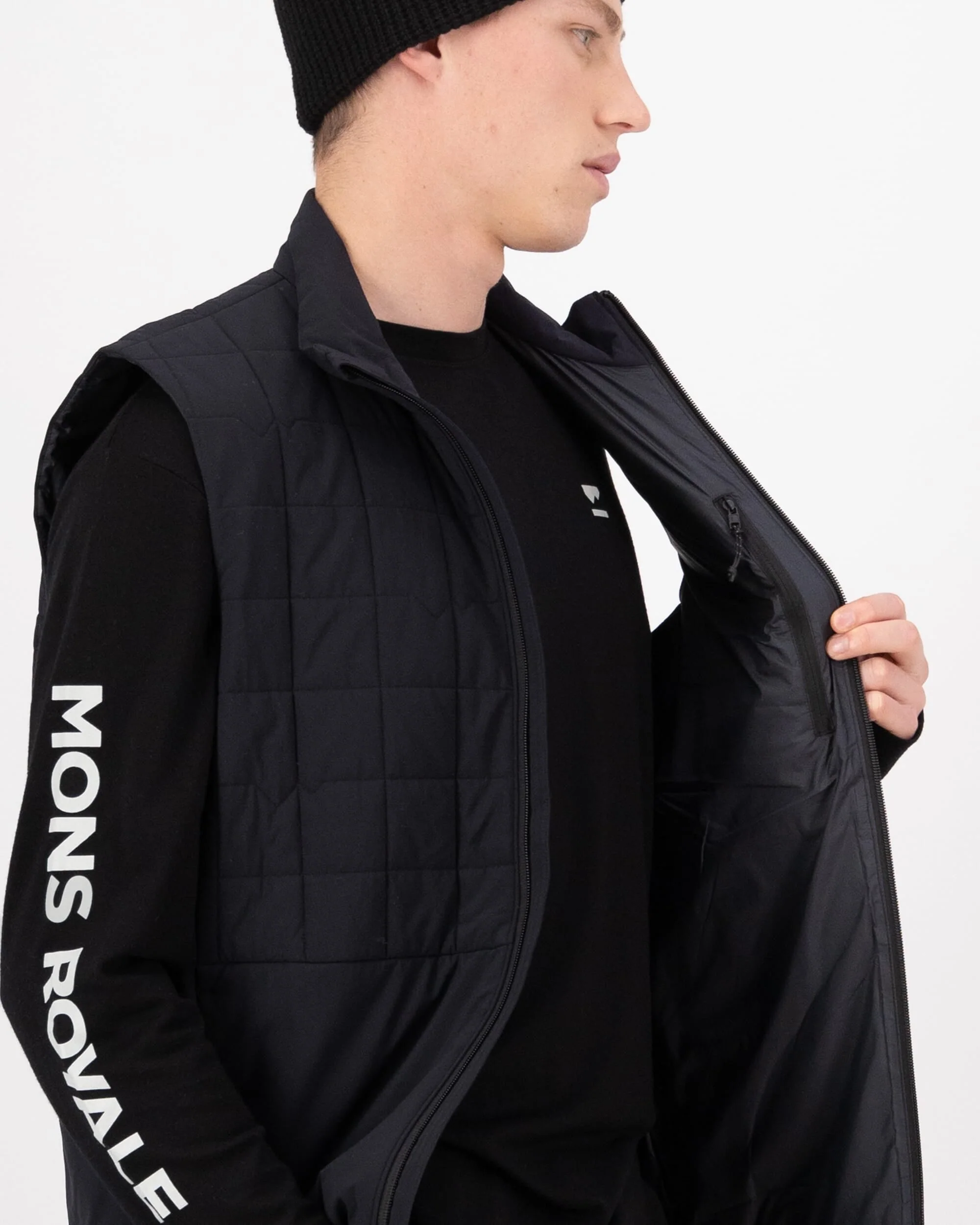 Canyon Merino Insulated Vest - Black | Men's Vest - Image 5