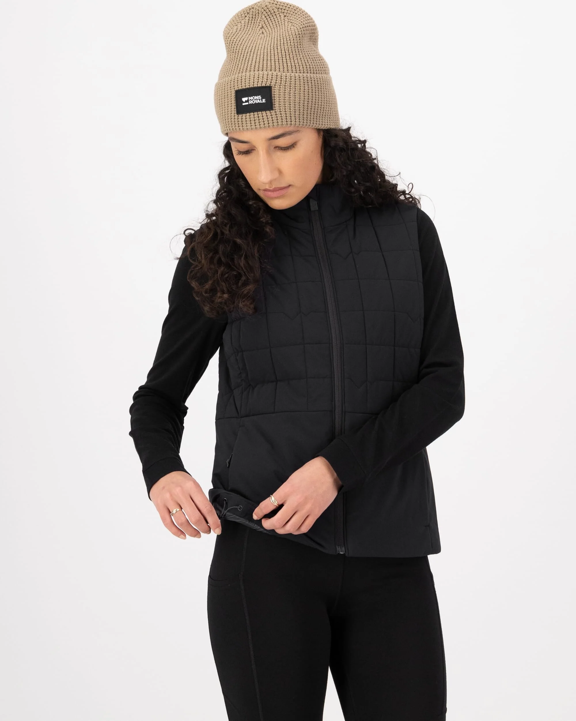 Canyon Merino Insulated Vest - Black | Women's Vest - Image 4