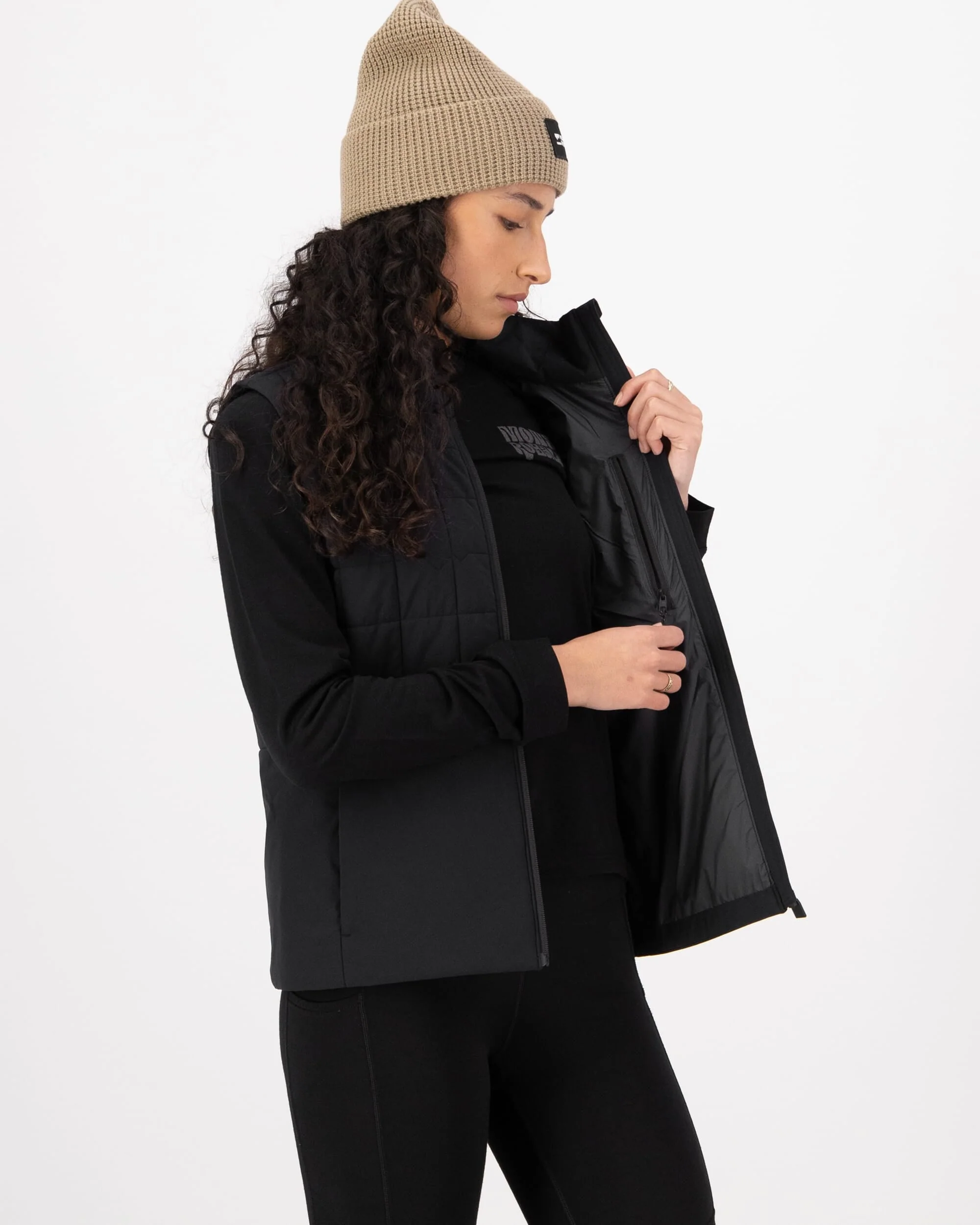 Canyon Merino Insulated Vest - Black | Women's Vest - Image 5