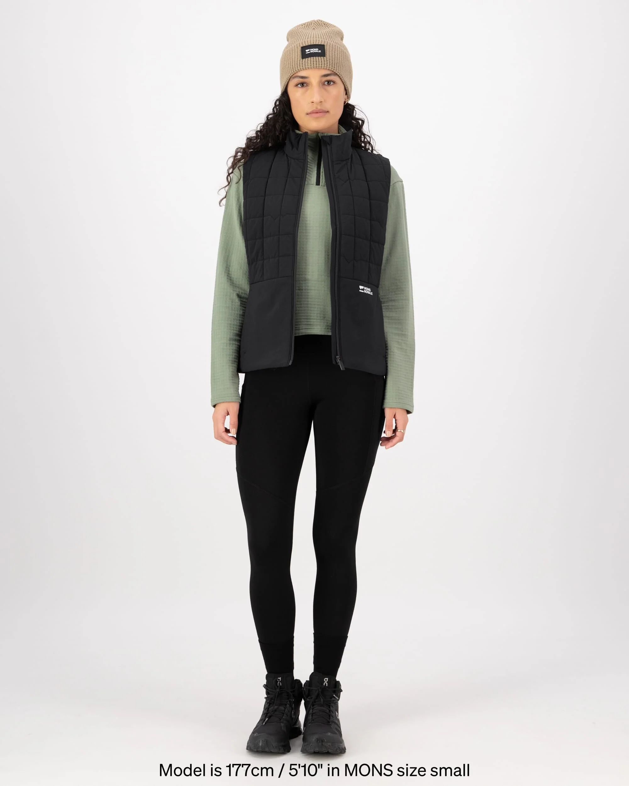 Canyon Merino Insulated Vest - Black | Women's Vest - Image 6