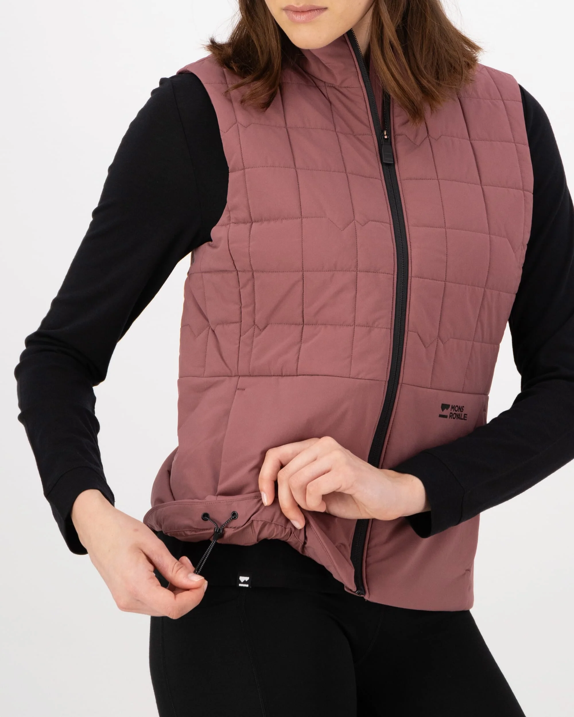 Canyon Merino Insulated Vest - Desert Rose | Women's Vest - Image 4