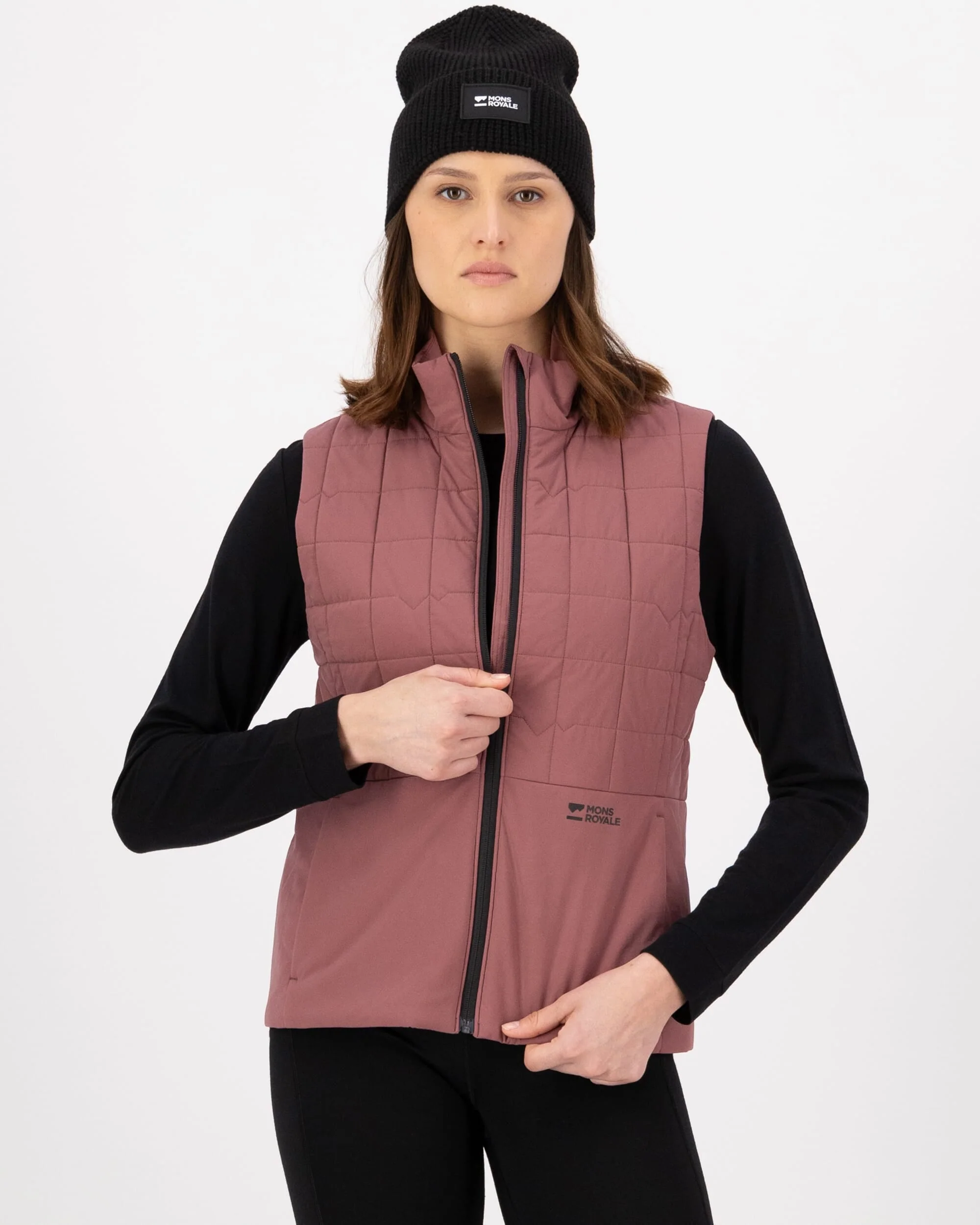 Canyon Merino Insulated Vest - Desert Rose | Women's Vest - Image 5