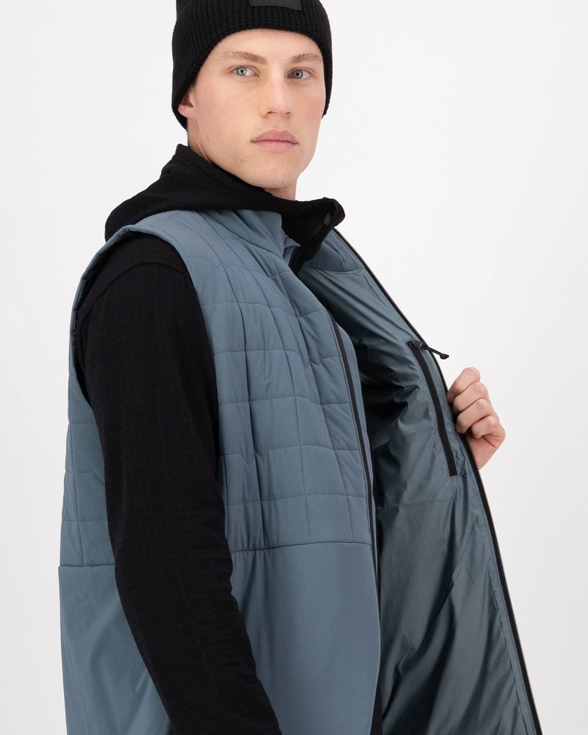Canyon Merino Insulated Vest - Goblin Blue | Men's Vest - Image 4