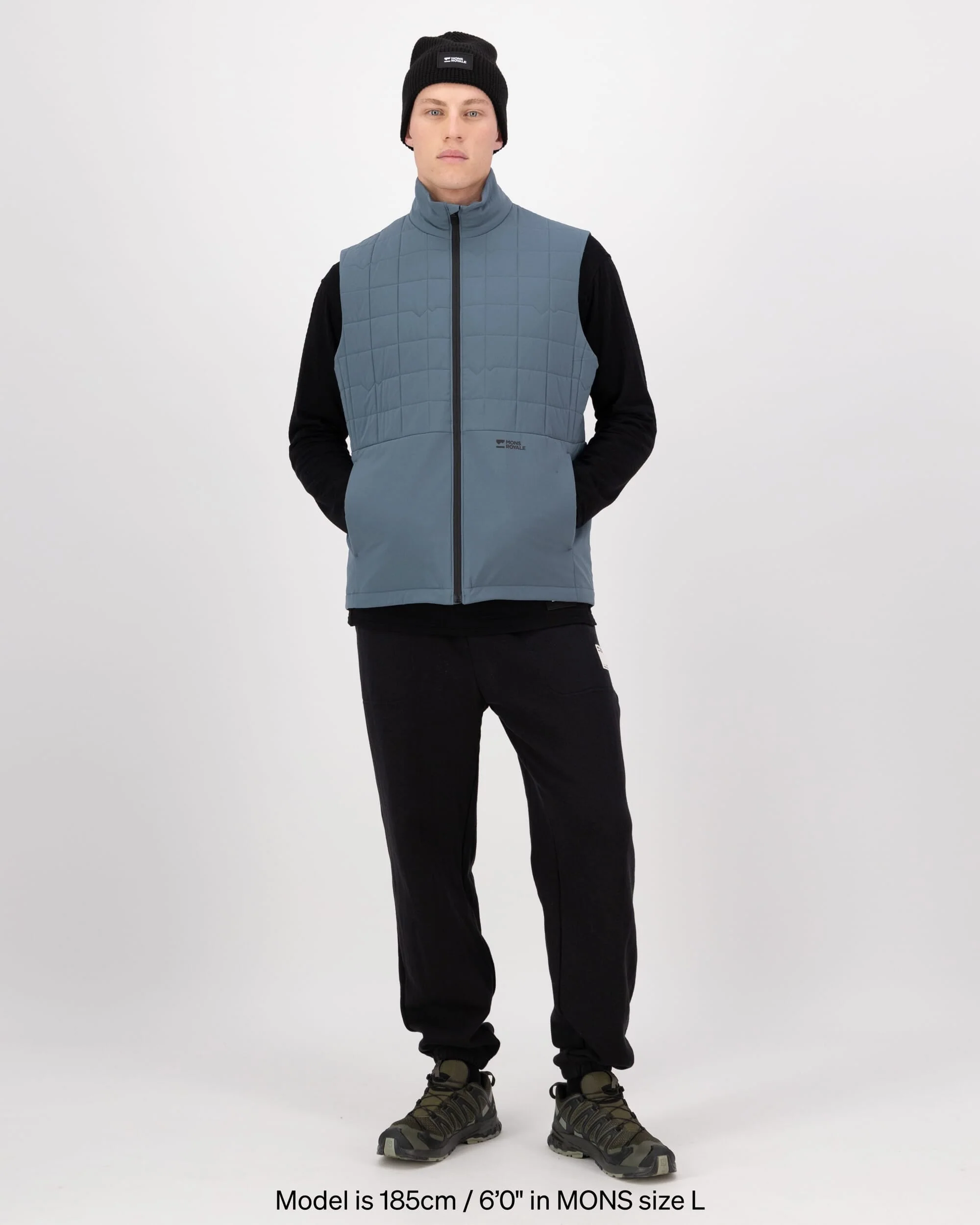 Canyon Merino Insulated Vest - Goblin Blue | Men's Vest - Image 6
