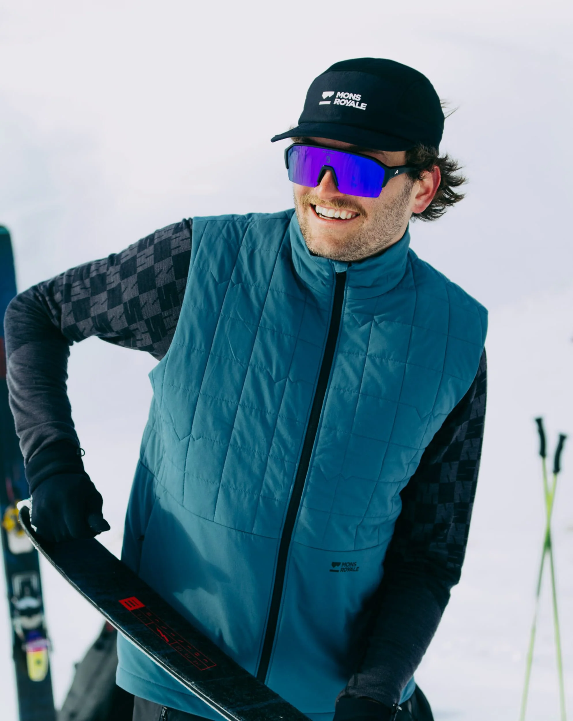 Canyon Merino Insulated Vest - Goblin Blue | Men's Vest - Image 8