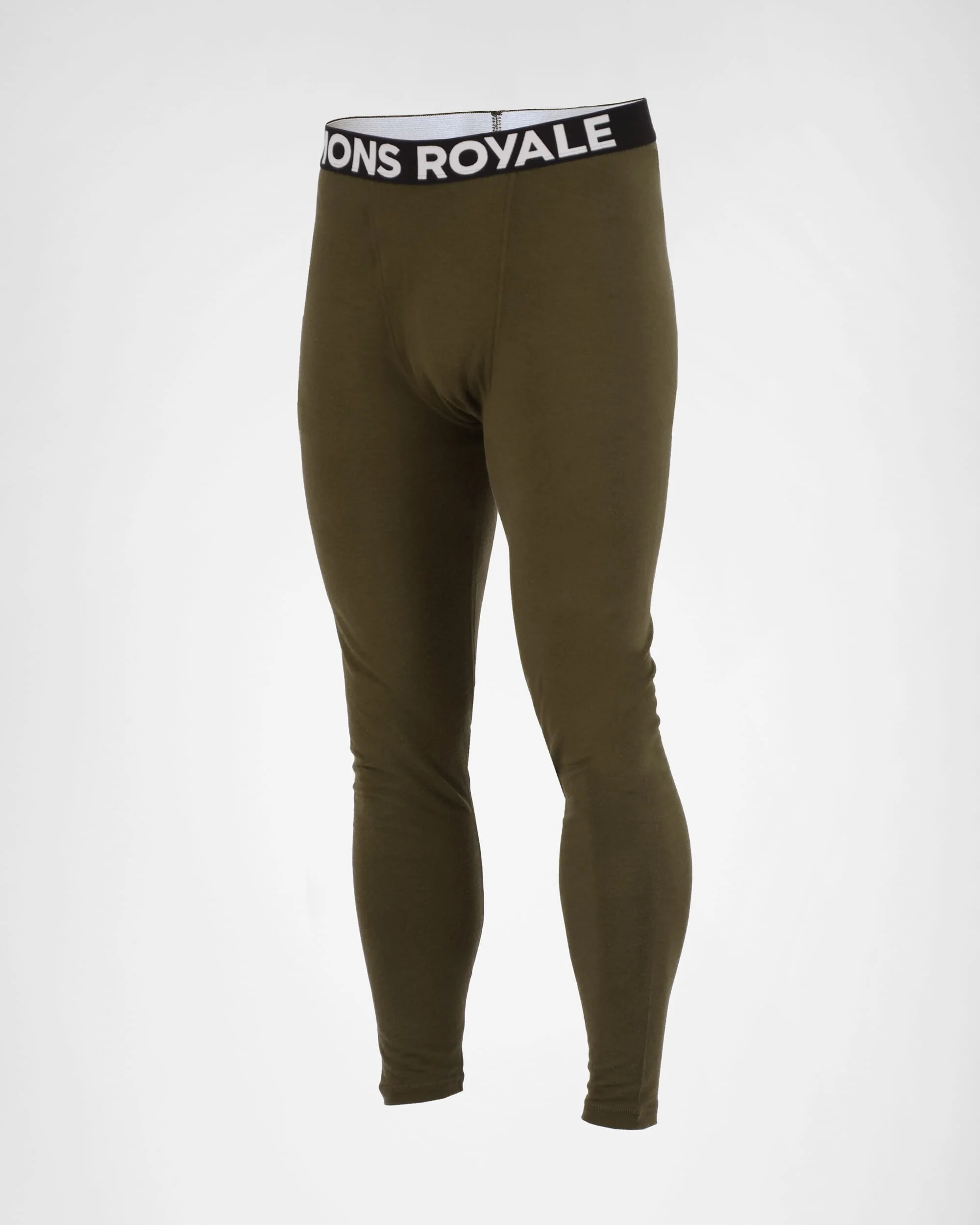 Cascade Merino Base Layer Legging - Dark Olive | Men's Leggings - Image 3