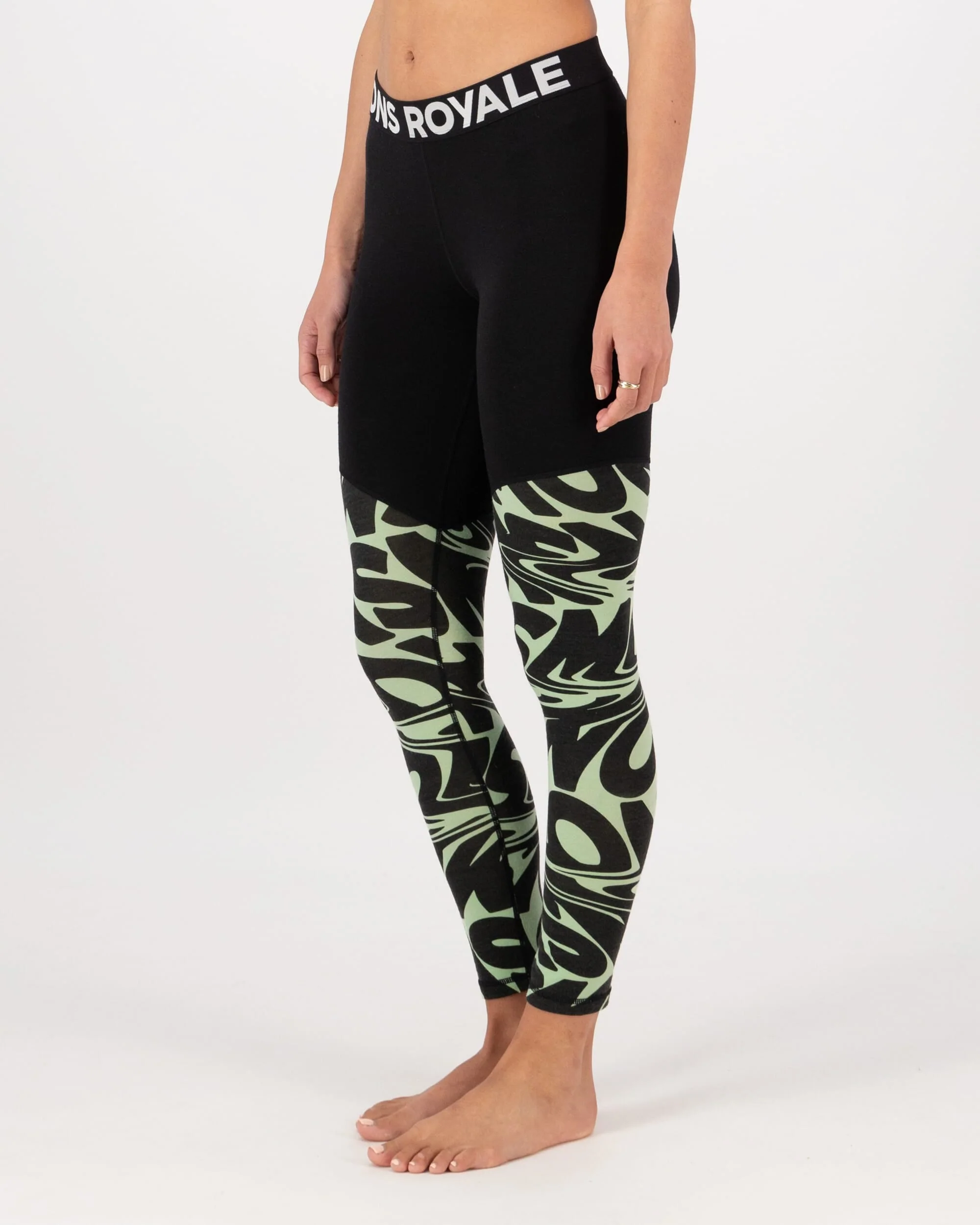 Cascade Merino Base Layer Legging - Signal Lost Matcha | Women's Leggings
