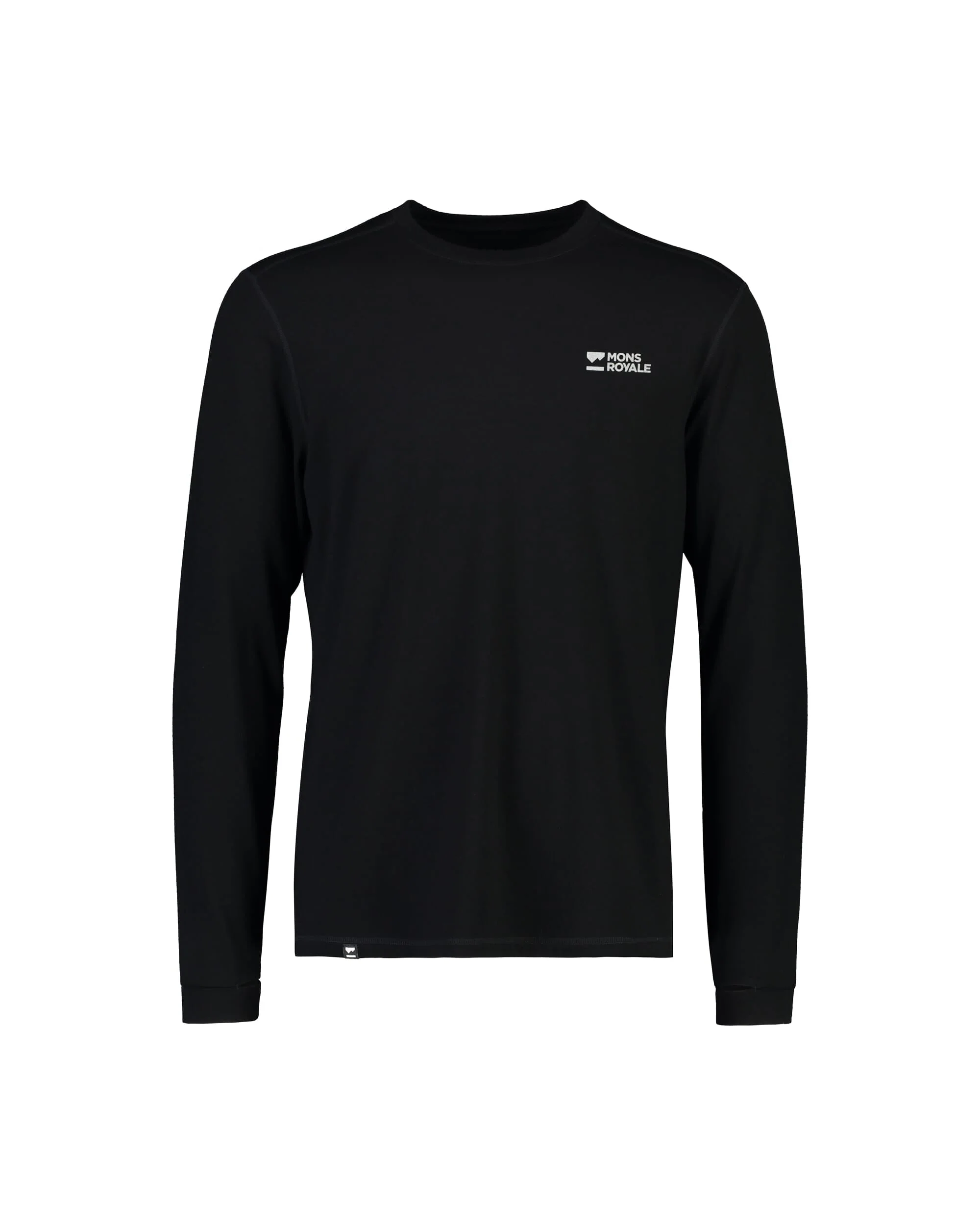 Cascade Merino Base Layer Long Sleeve - Black | Men's Long Sleeve Top - Image 4