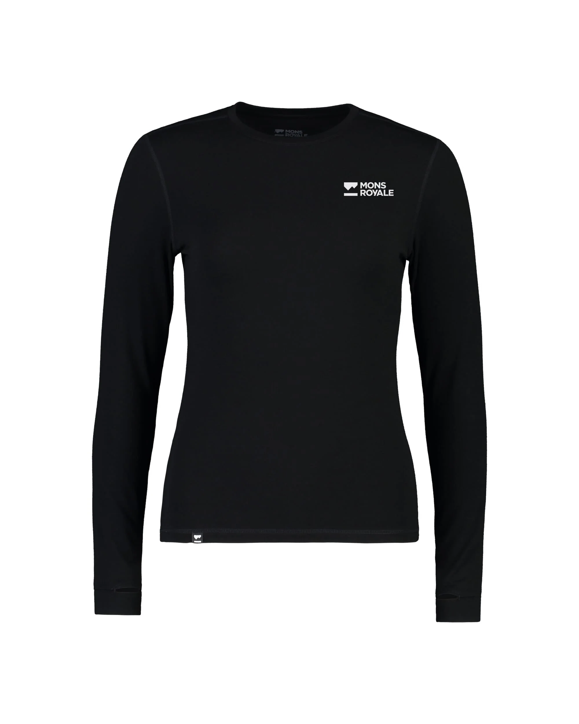 Cascade Merino Base Layer Long Sleeve - Black | Women's Long Sleeve Top - Image 8