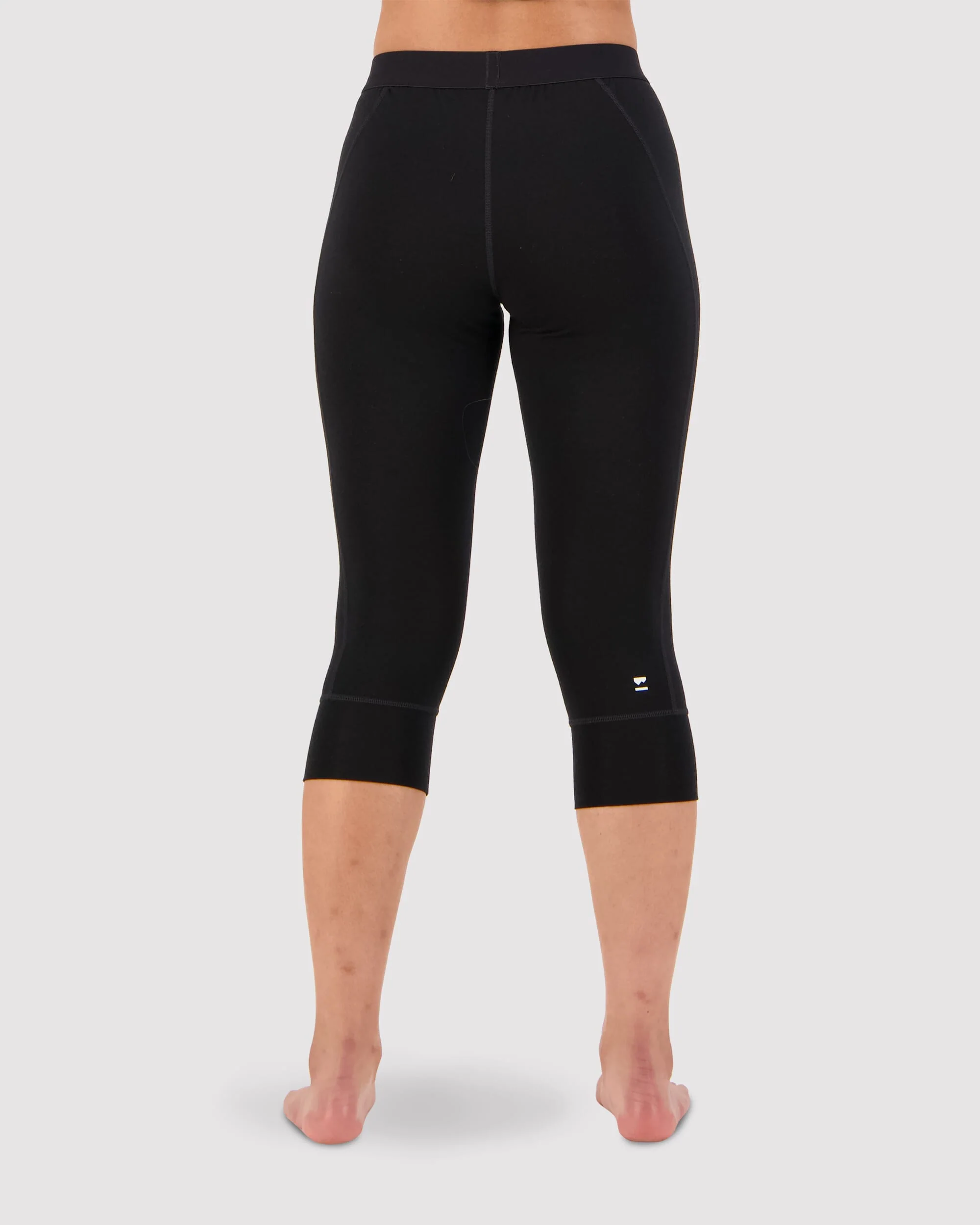 Cascade Merino Base Layer 3/4 Legging - Black | Women's Leggings - Image 6