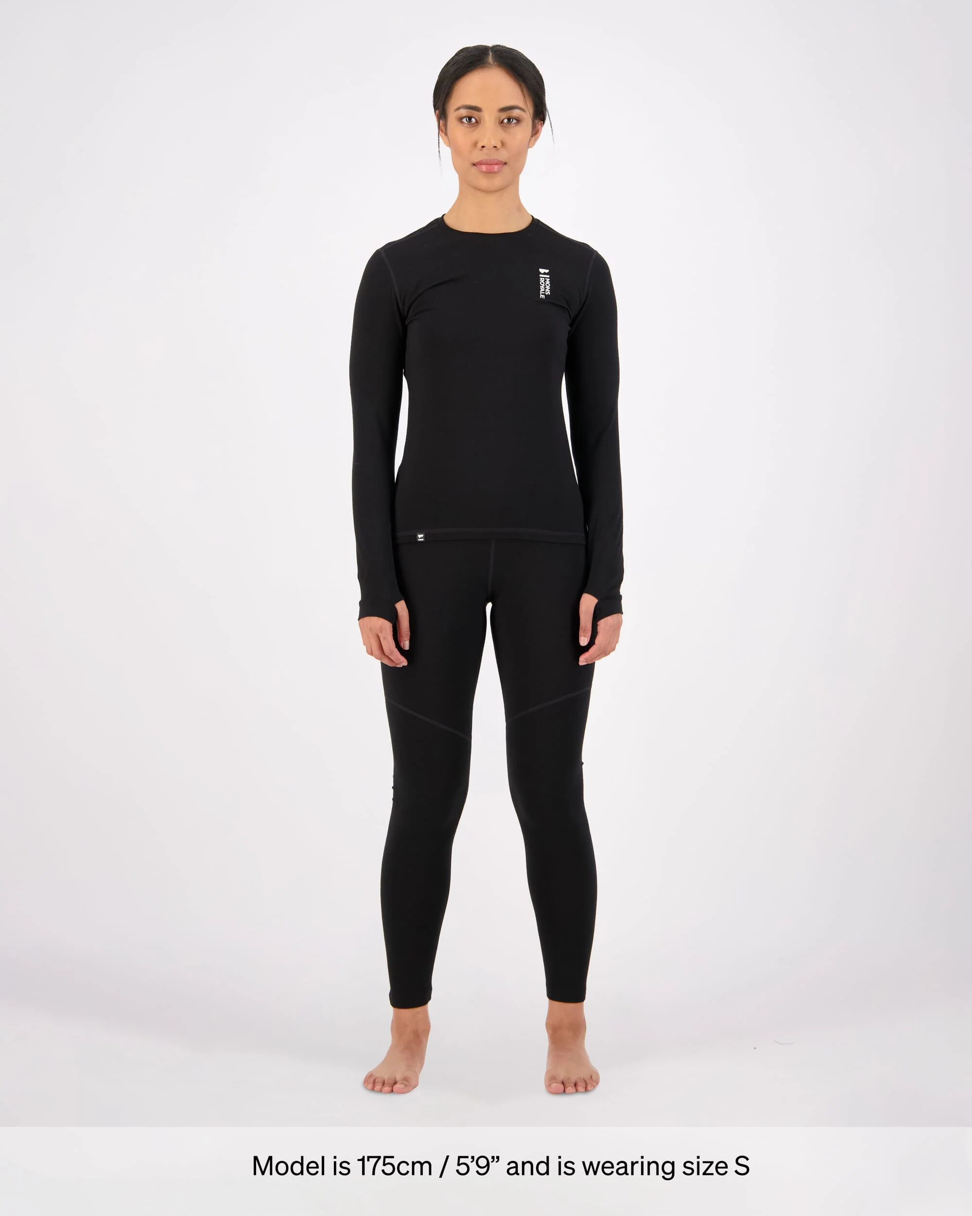 Cascade Merino Base Layer Legging - Black | Women's Leggings - Image 6