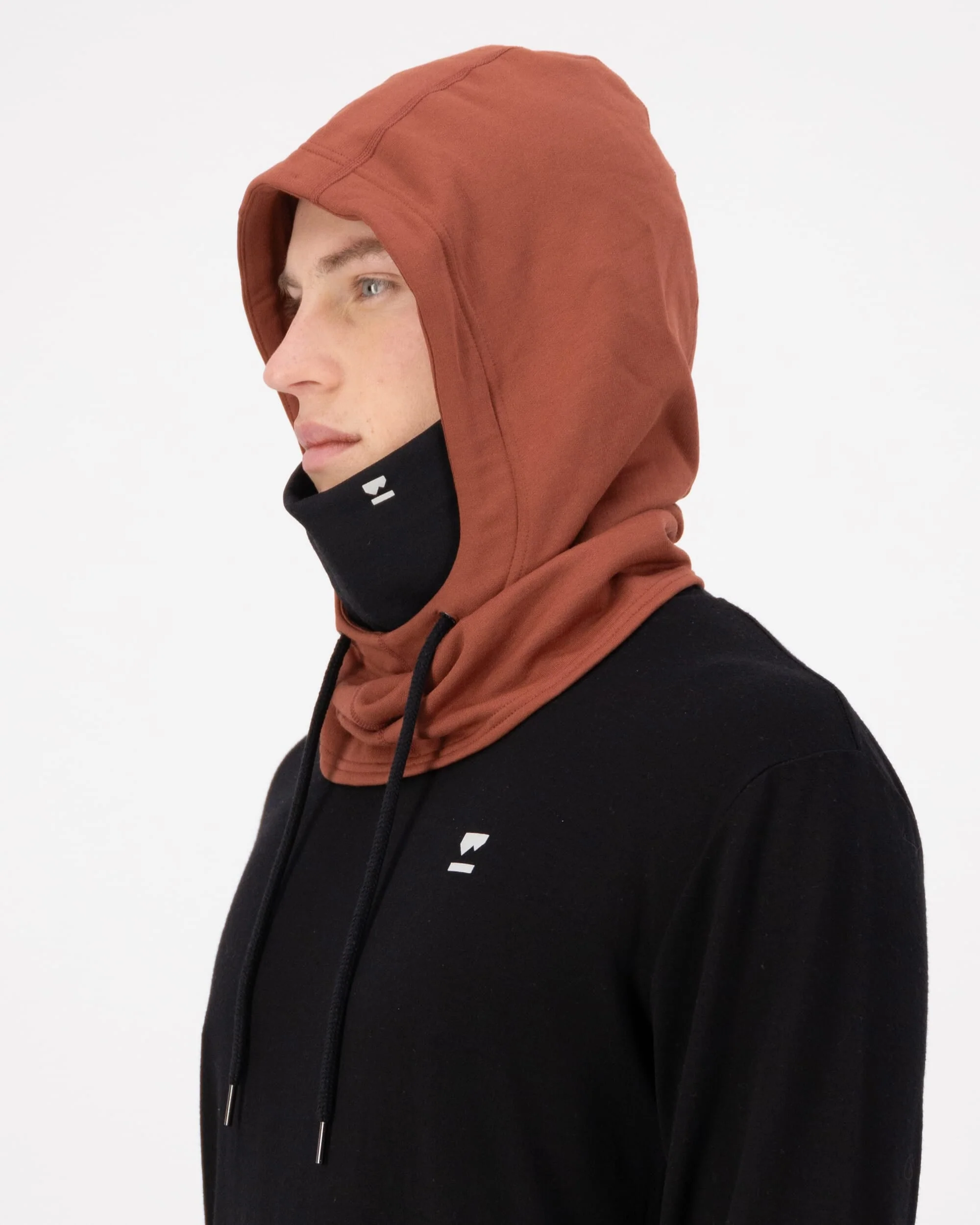 Decade Merino Fleece Hood - Sienna | Unisex - Image 3