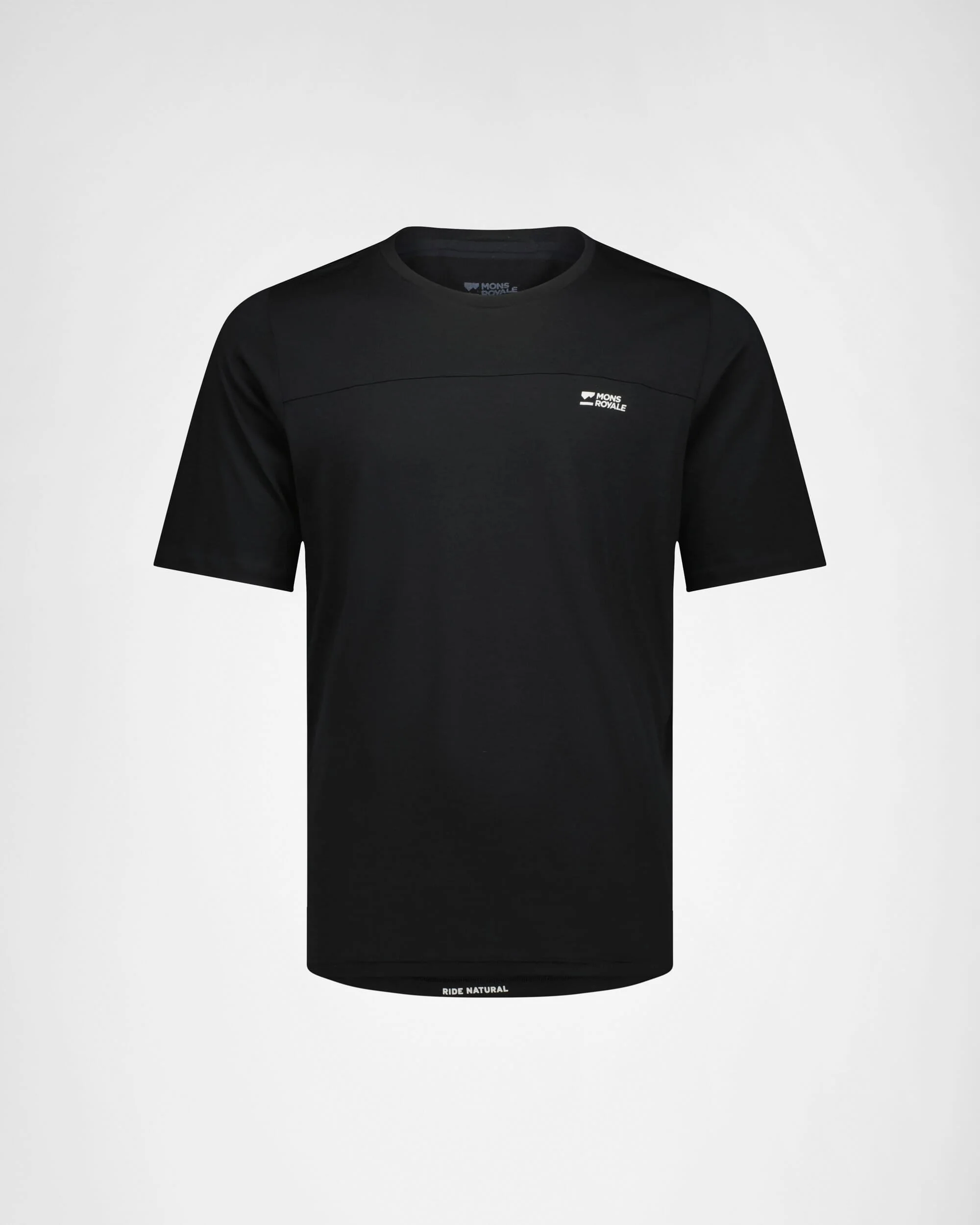 Diversion Merino Bike Jersey Short Sleeve - Black | Men's Bike Jersey - Image 6
