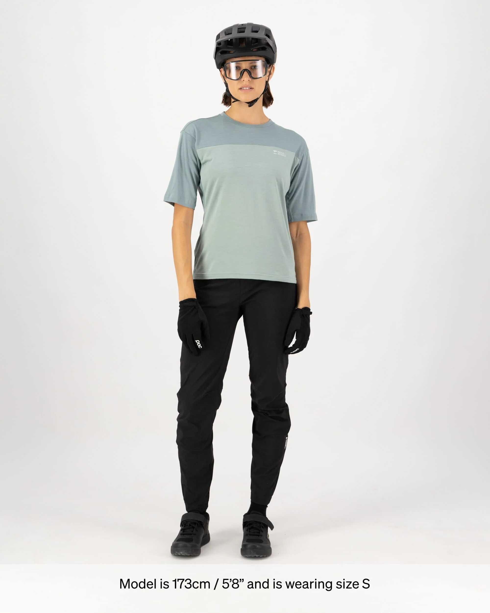 Diversion Merino Bike Jersey Short Sleeve - Dew / Desert Sage - Image 6