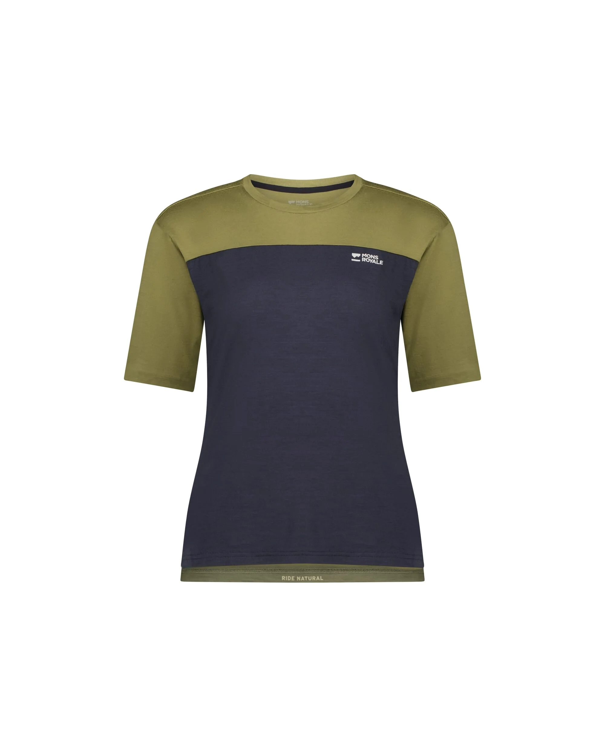 Diversion Merino Bike Jersey Short Sleeve - Fern / 9 Iron | Women's Bike Jersey - Image 7